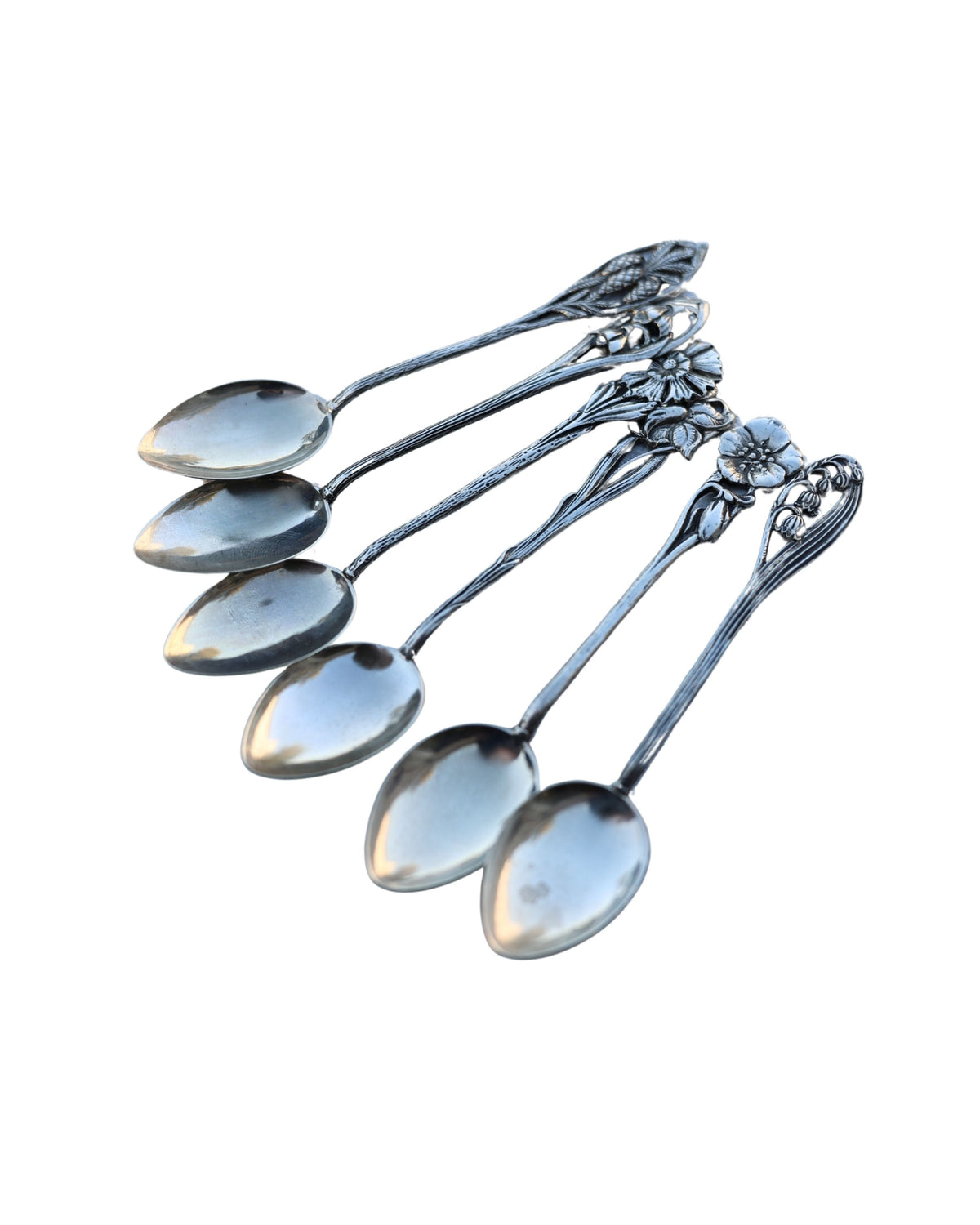 Reed & Barton .835 Silver Demitasse Spoons-2