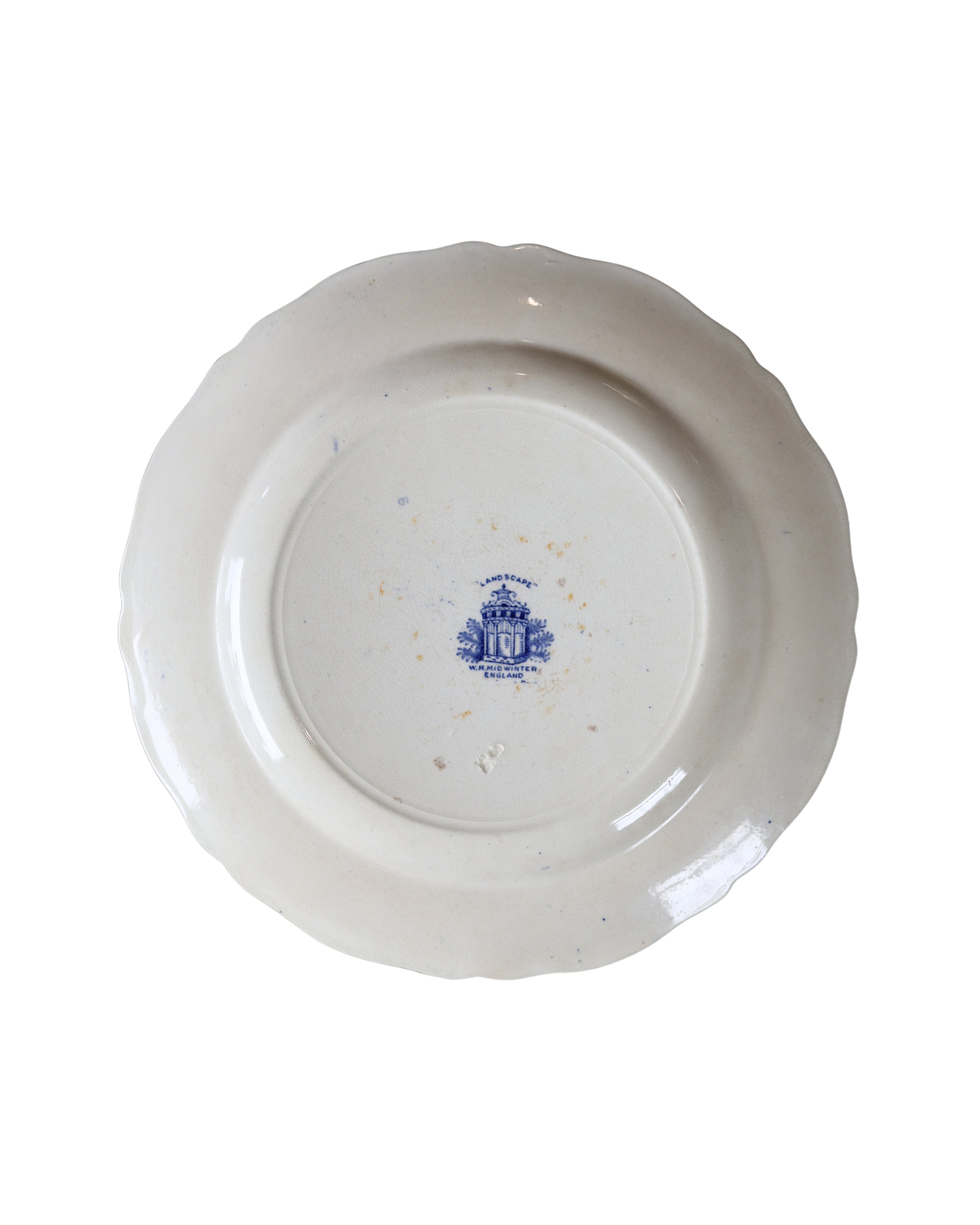 W. R. Midwinter “Landscape” Plate, Set of 6-2