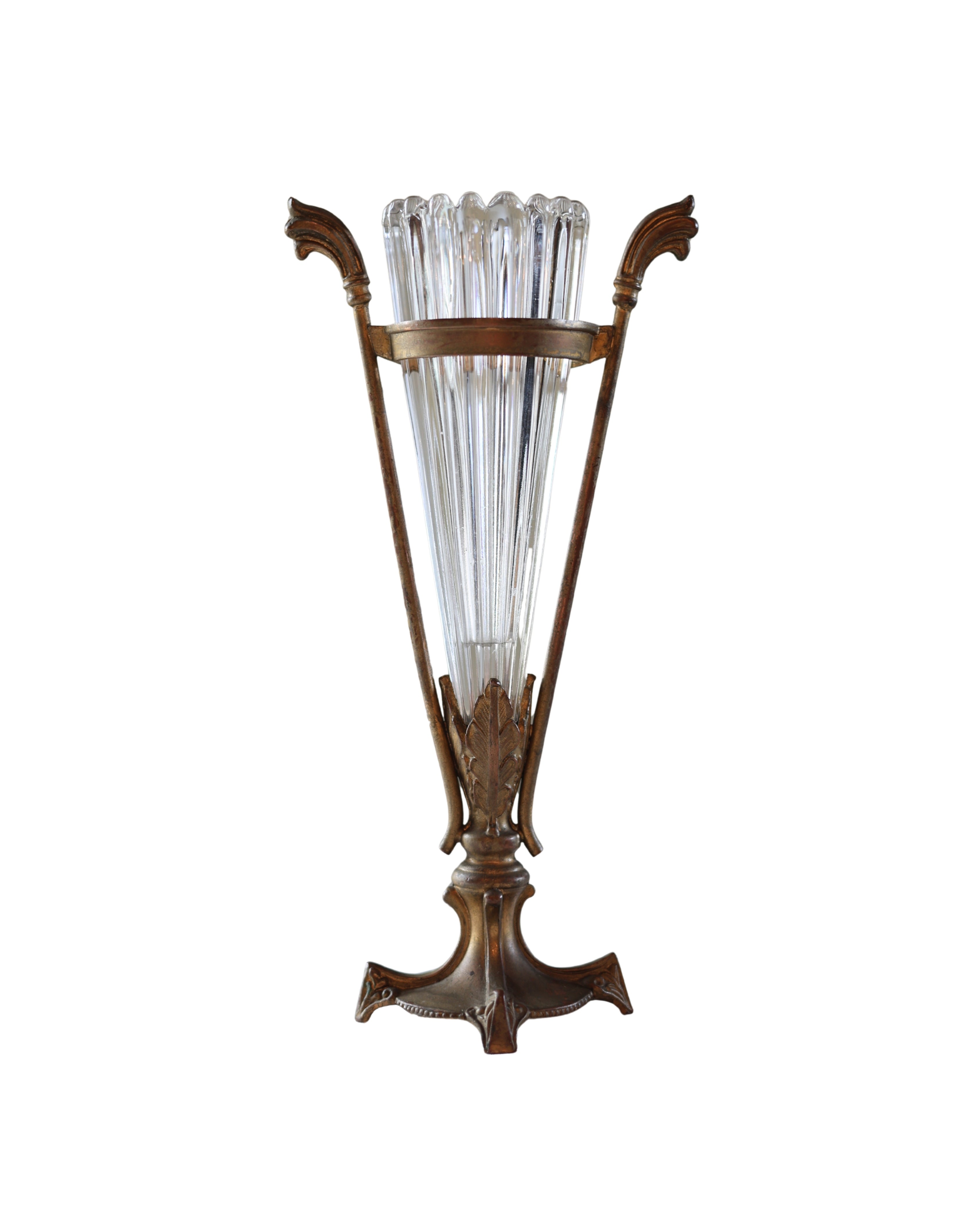 Art Nouveau Cornucopia Bouquet Holder-1