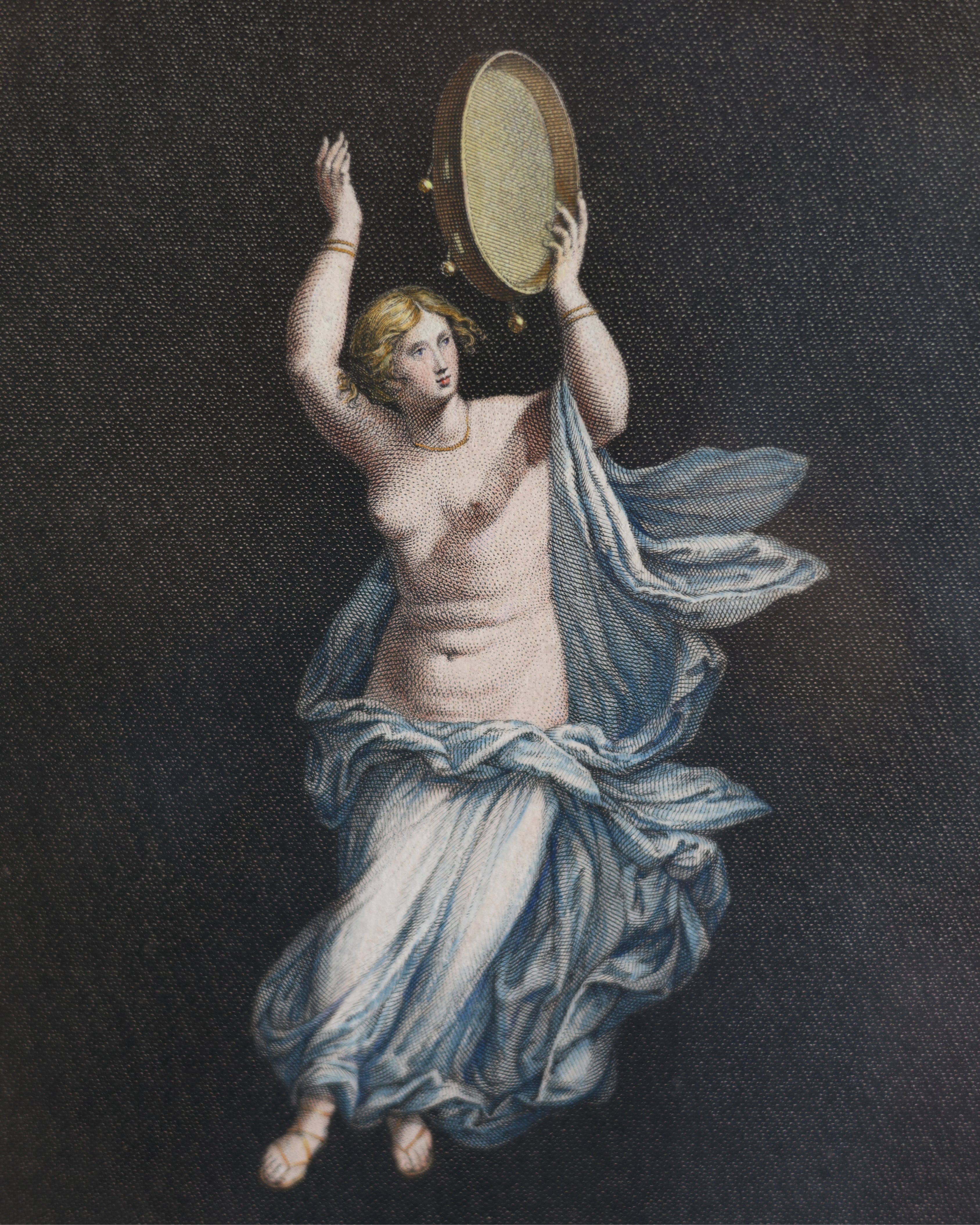 Dancing Maenad Engraving by Camillo Paderni & Filippo Morghen, Pag. 109-2