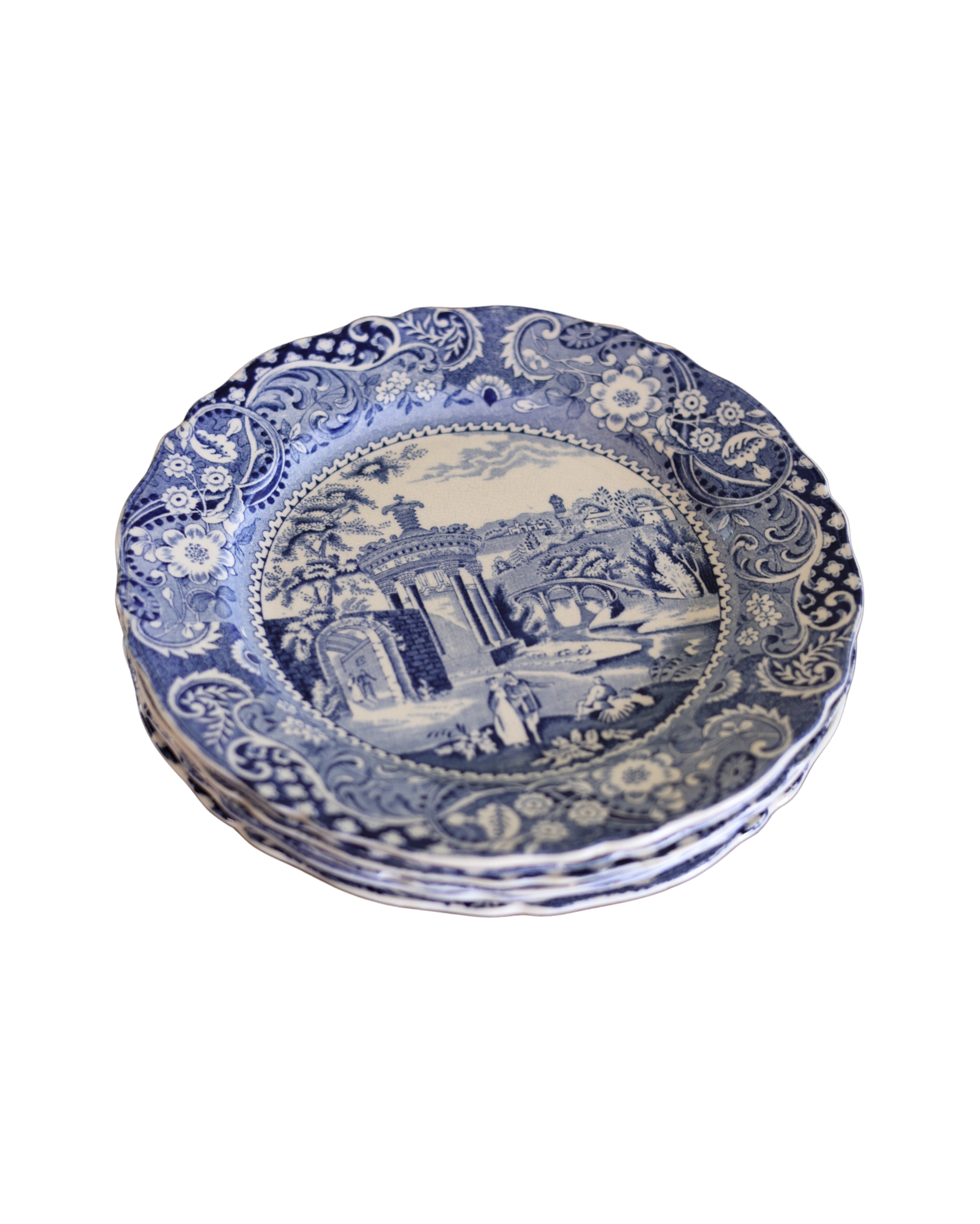 W. R. Midwinter “Landscape” Plate, Set of 6-3