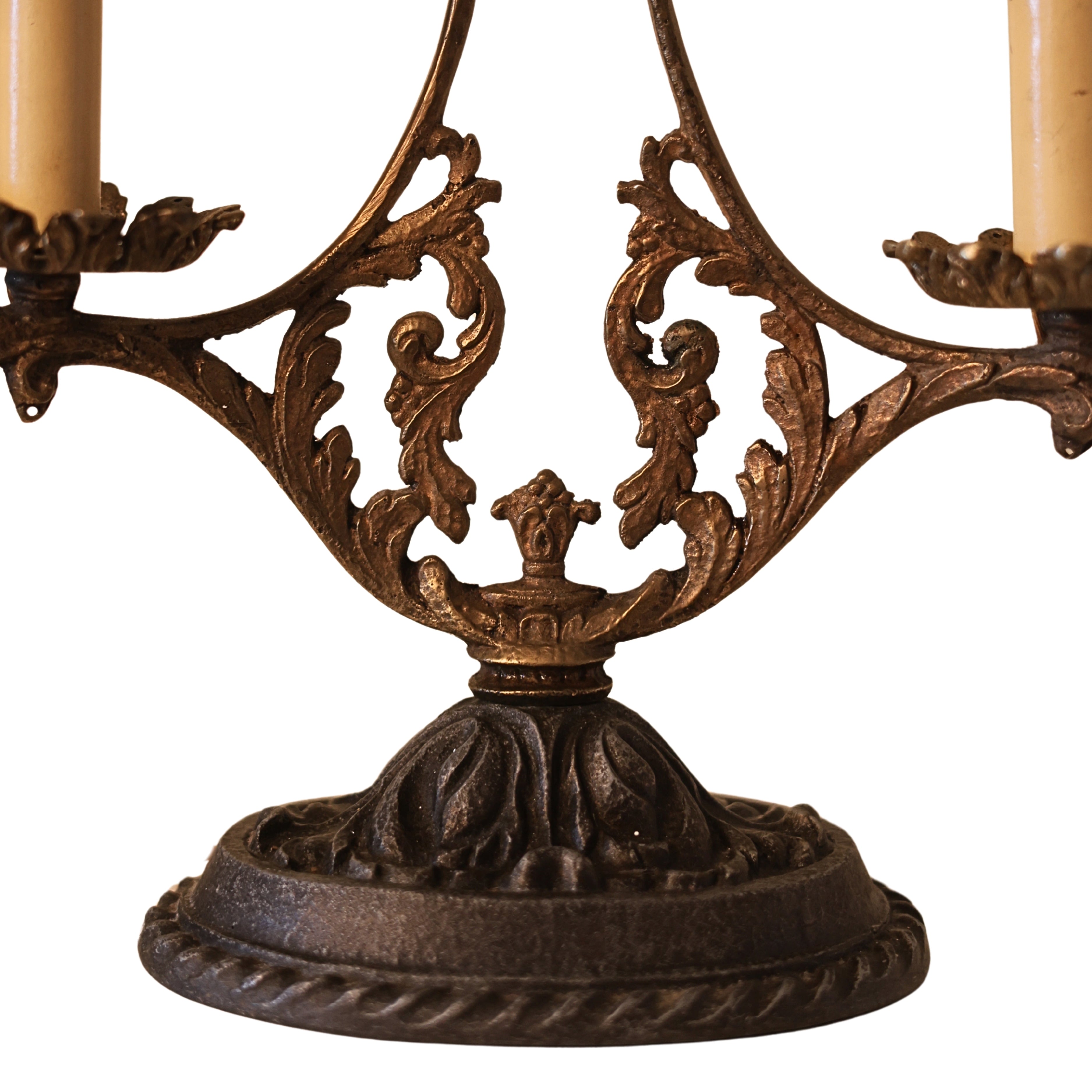 Button Switch Double Table Lamp