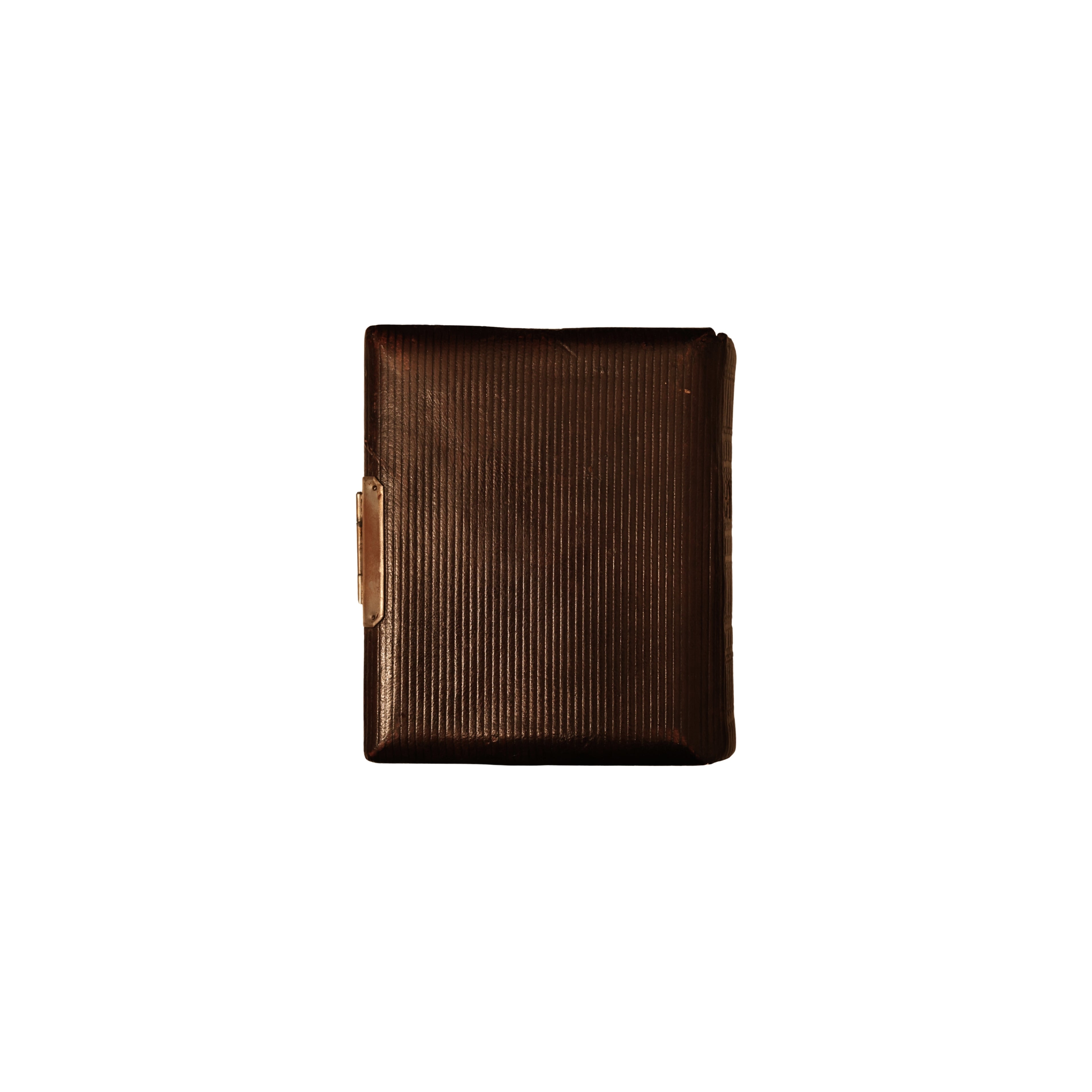 Victorian Leather Photo Album with Gilt Pages