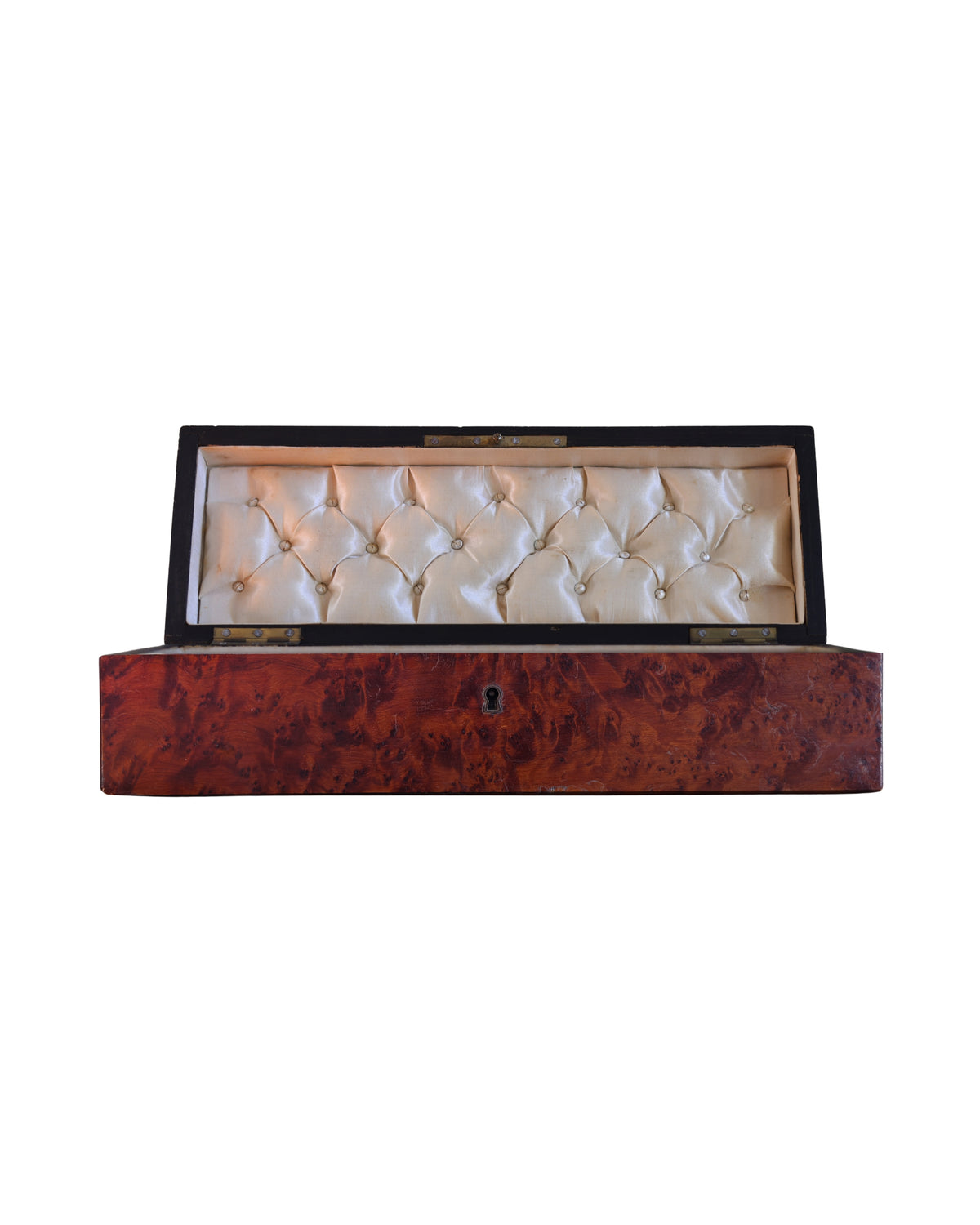 Napoleon III Burl Wood Glove Box-3