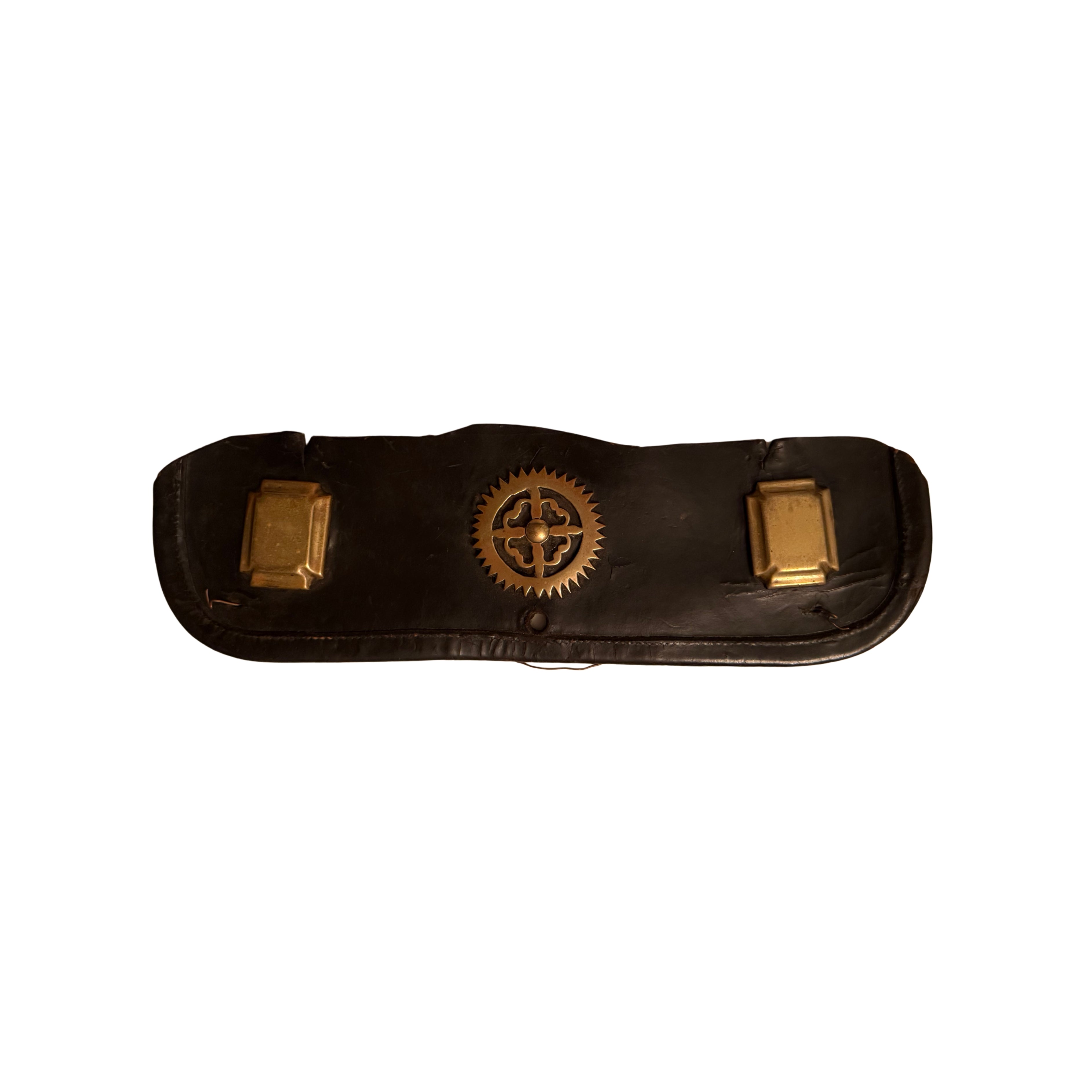 Mounted Horse Brass — Set of Three on Leather Strap