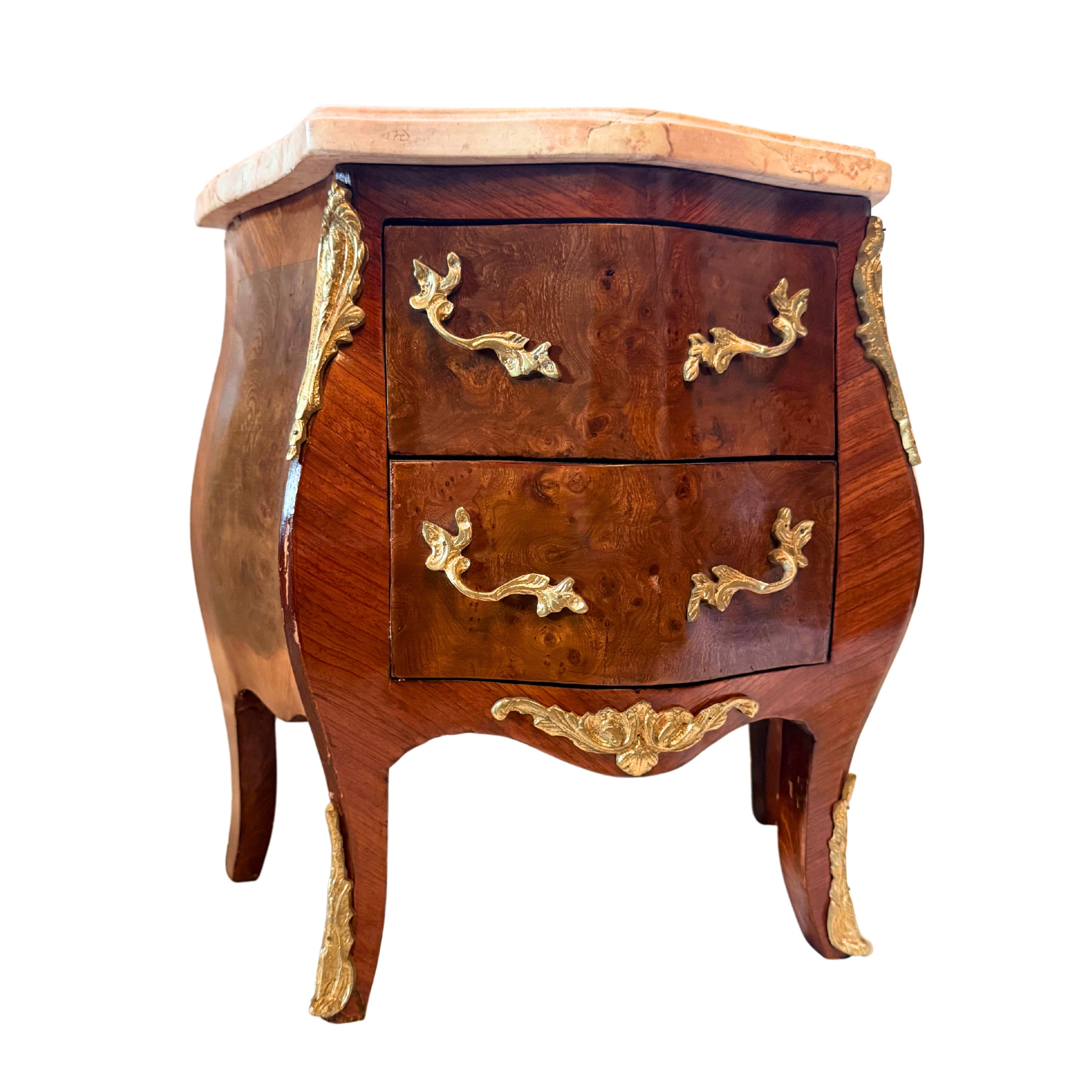 French Louis XV Bombe Sample Chest