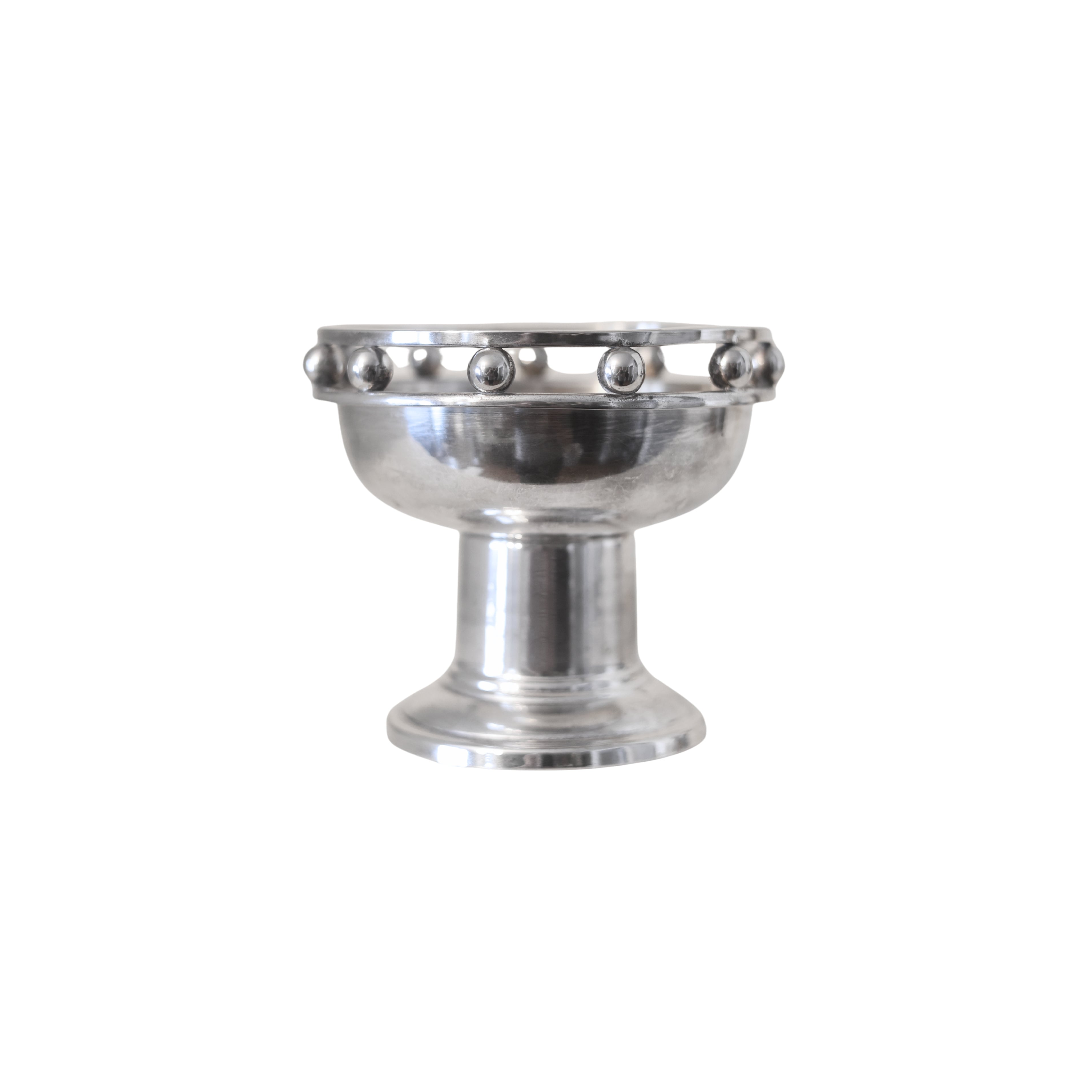 Larry Laslo Silver Plated Pedestal Bowl