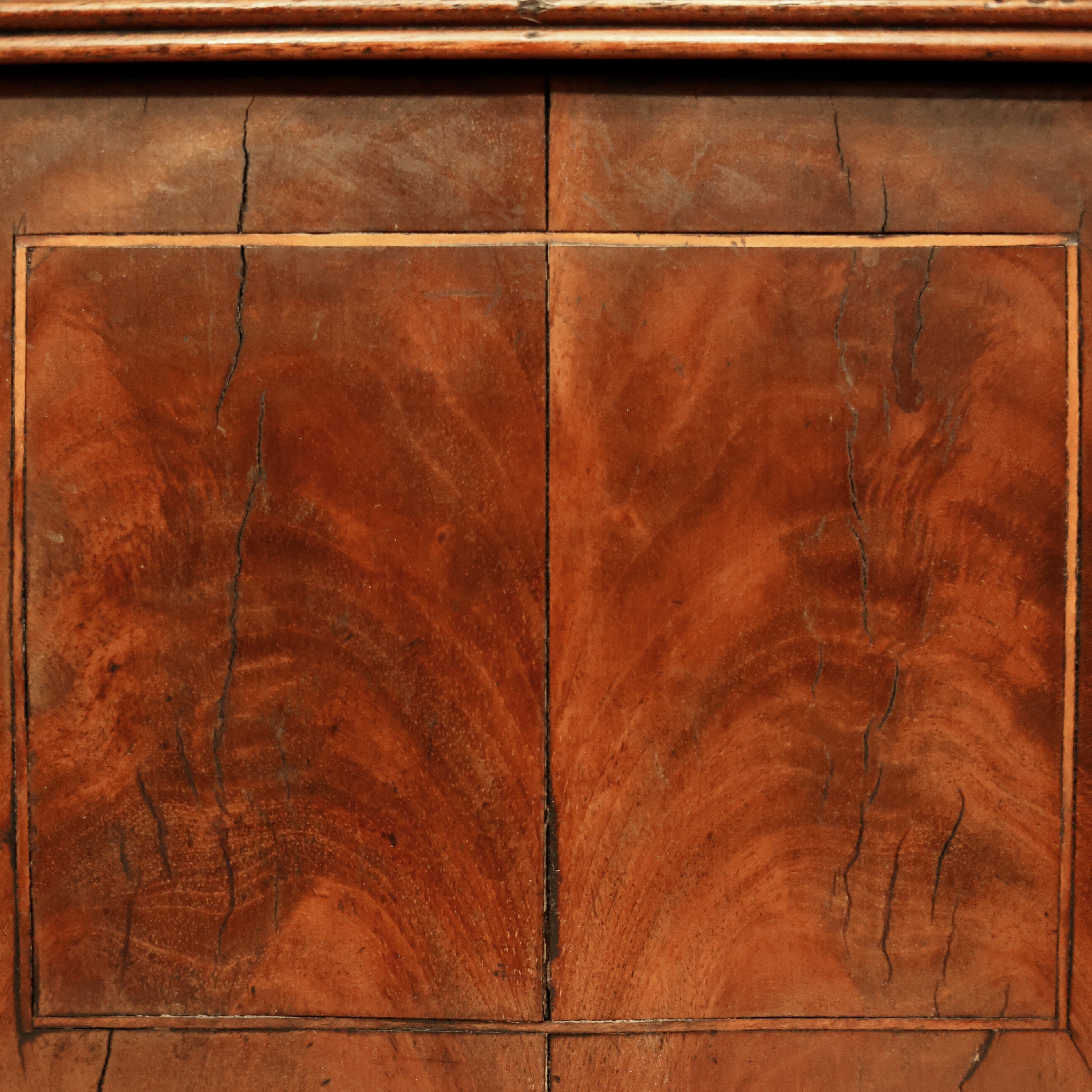 19th c. English Mahogany Salt Box