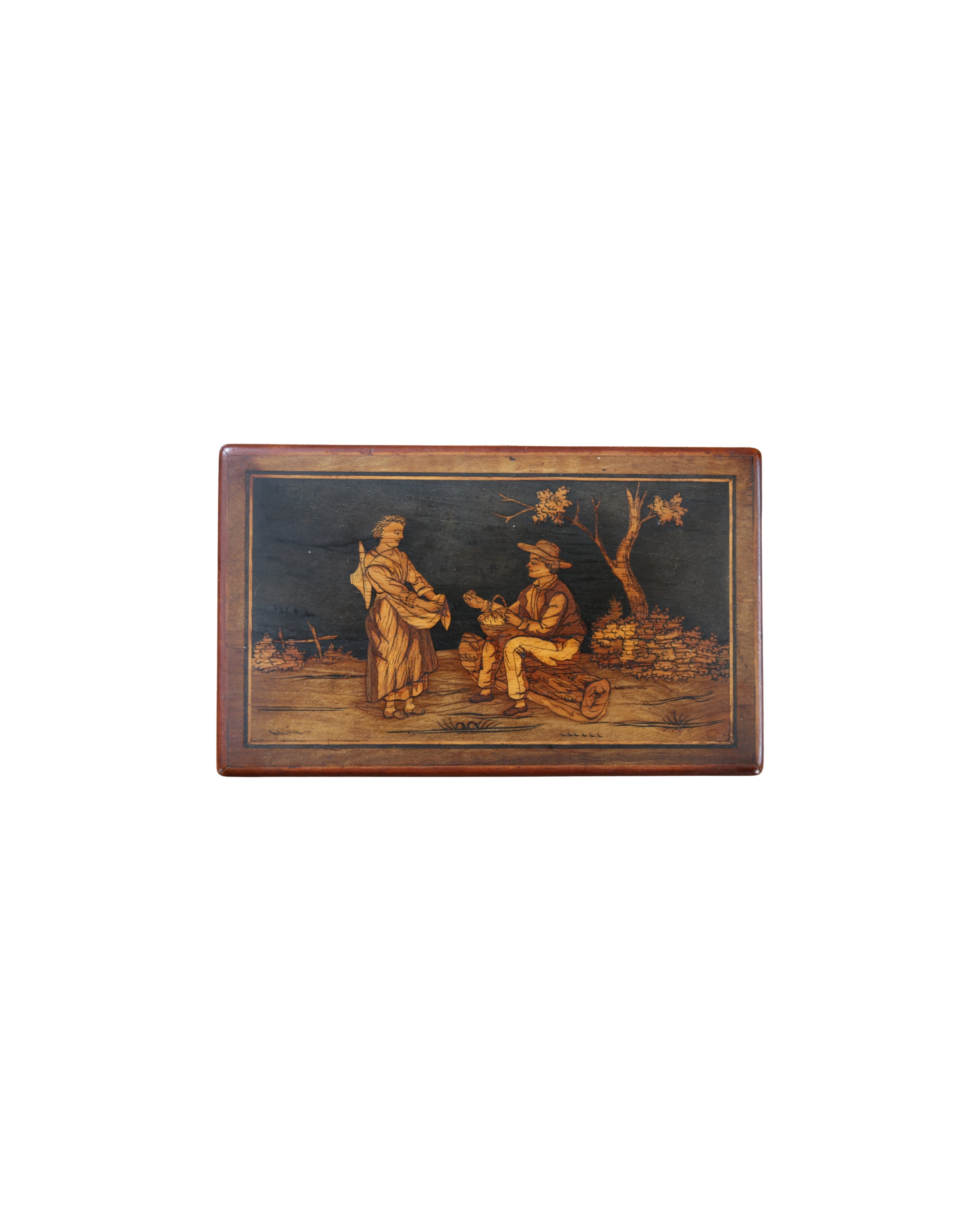 Sorrento Ware Pen-Work Box-2