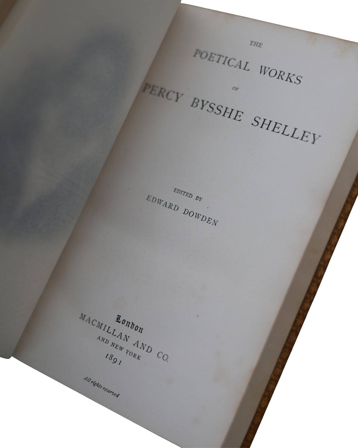 c. 1891 Percy Bysshe Shelley Poetical Works-3