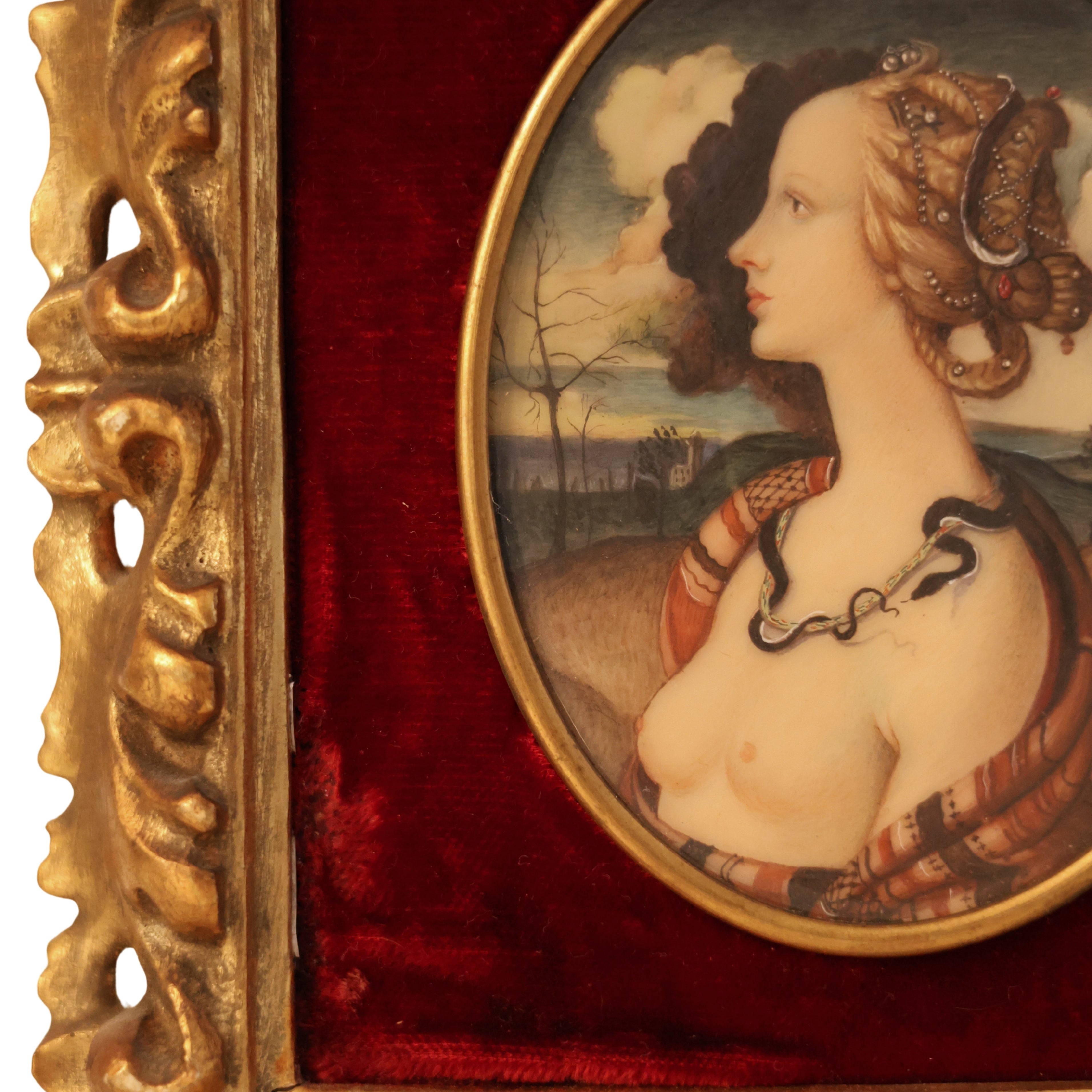 Simonetta Vespucci — Italian Hand-Painted Portrait