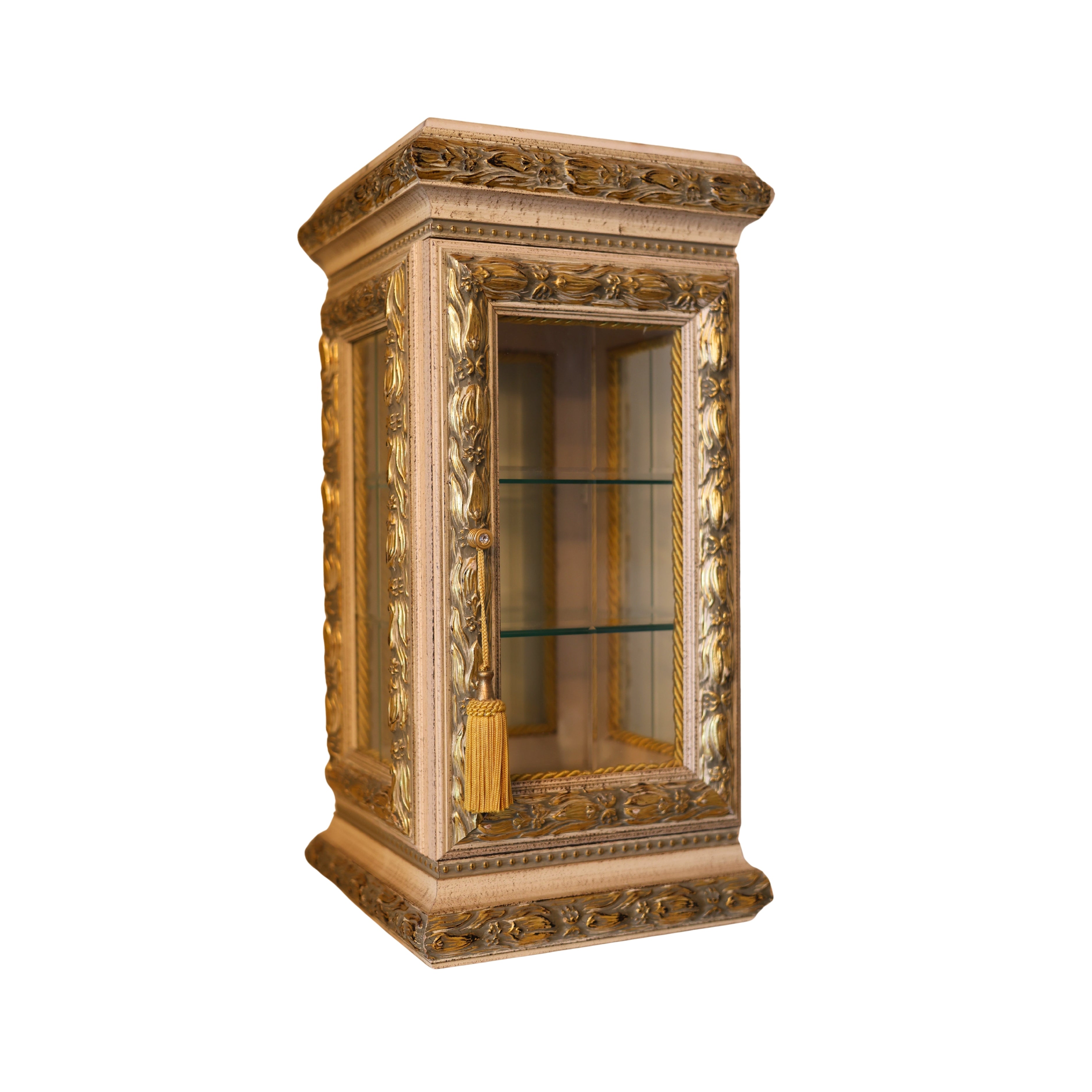 Horchow Marble Top Curio Cabinet