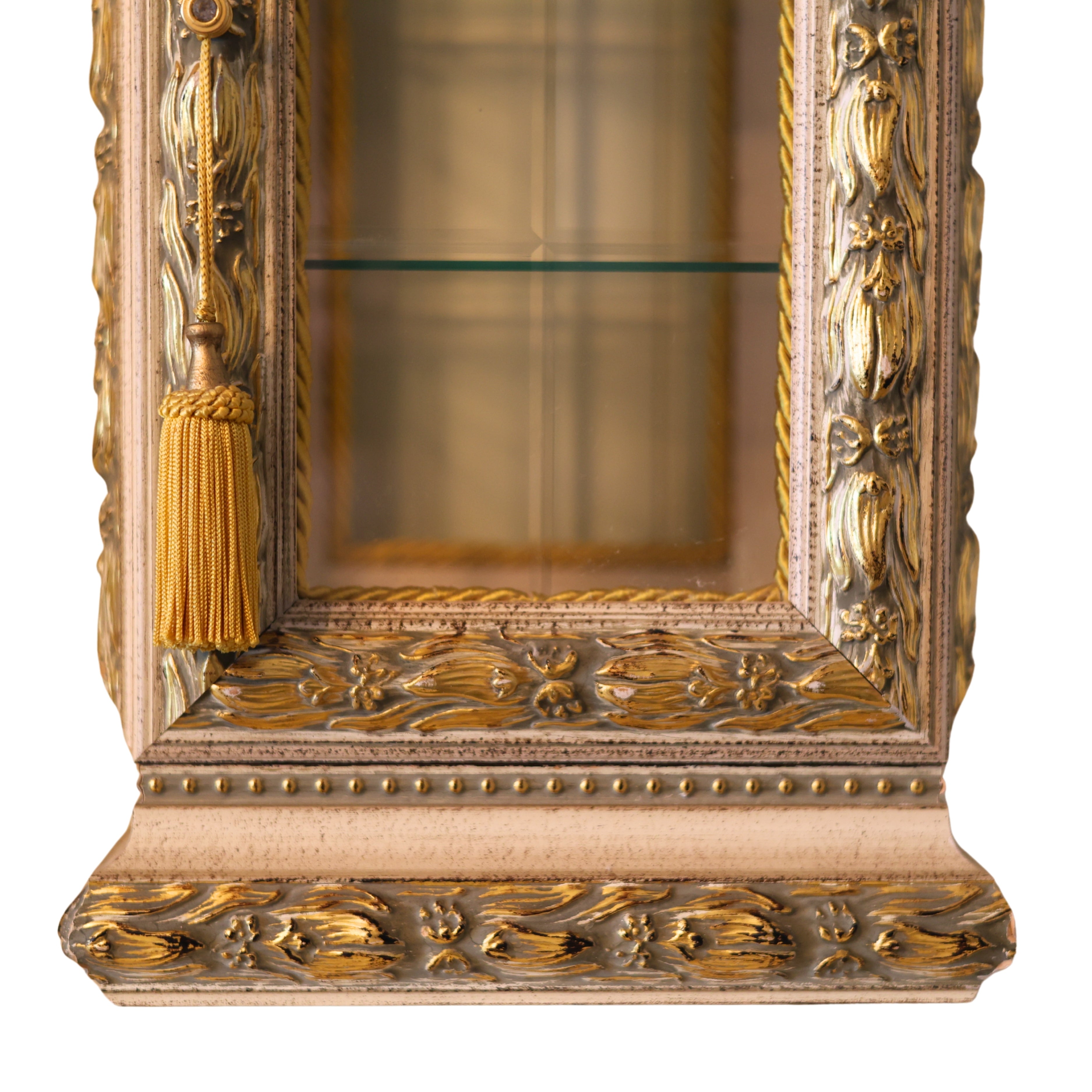 Horchow Marble Top Curio Cabinet
