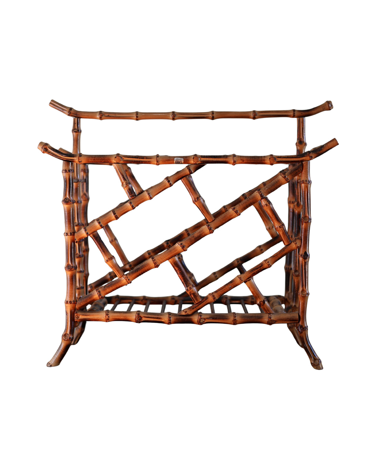 Bamboo Magazine Rack-1