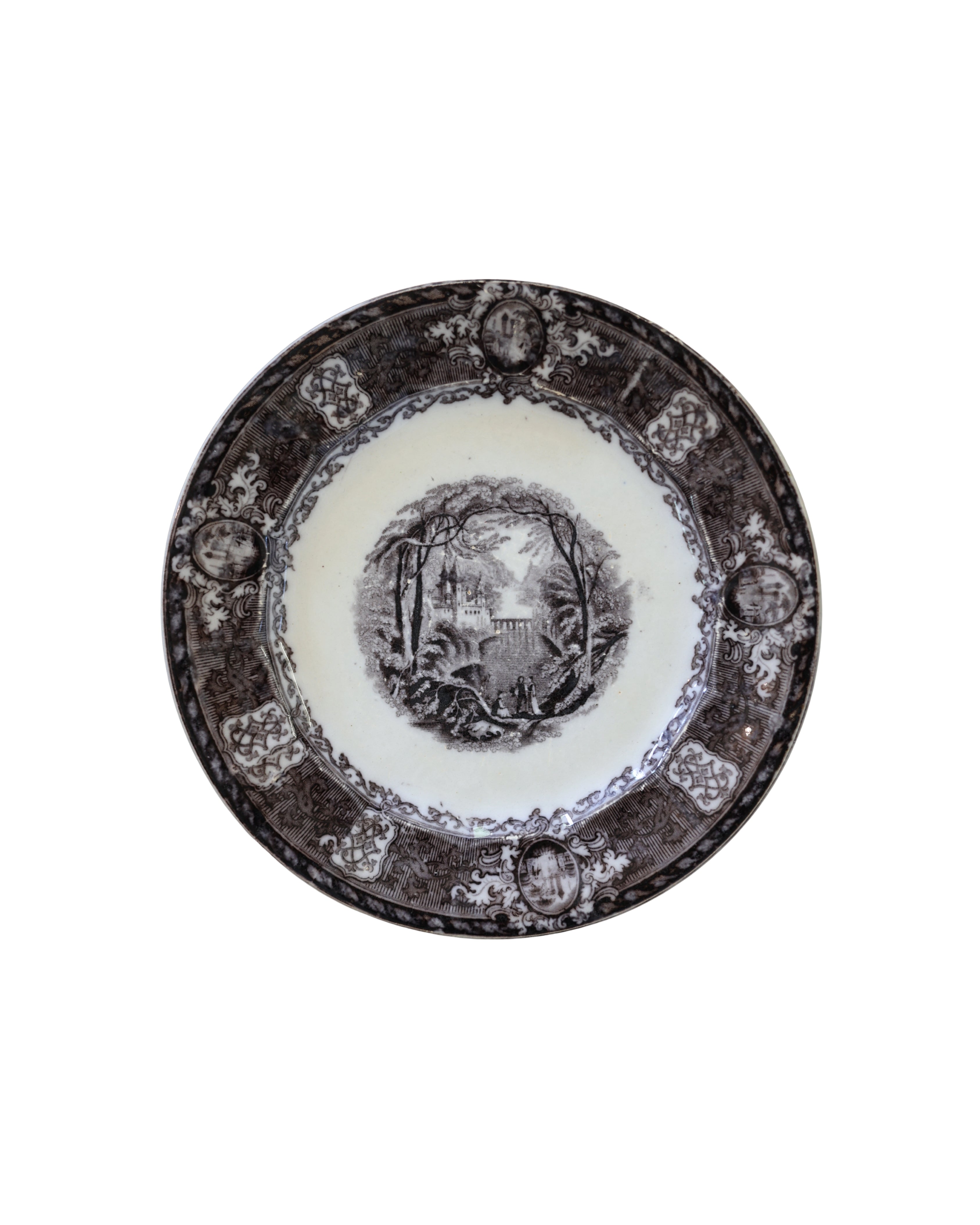 E. Challinor & Co. "Panama" Luncheon Plate, c. 1850-1