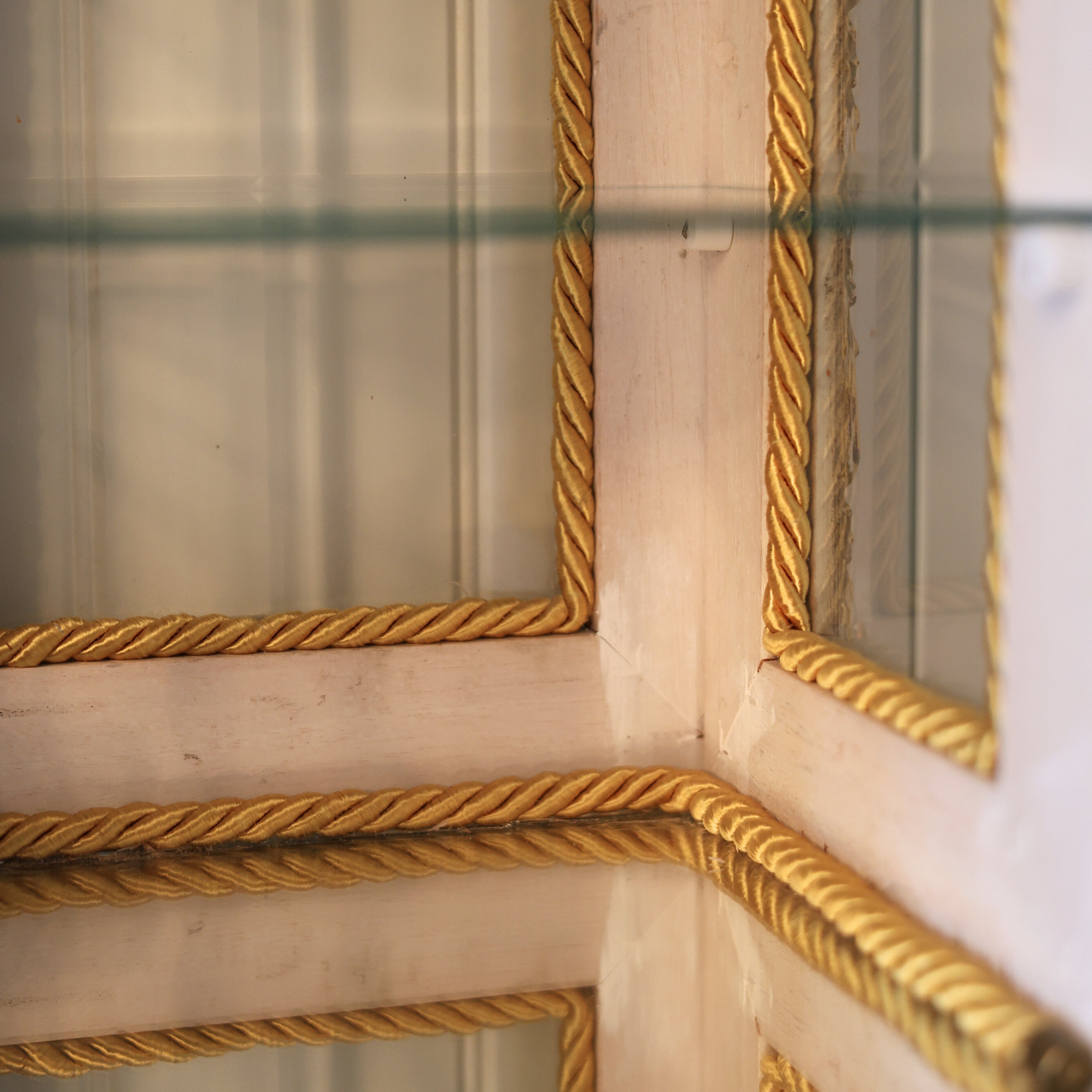 Horchow Marble Top Curio Cabinet