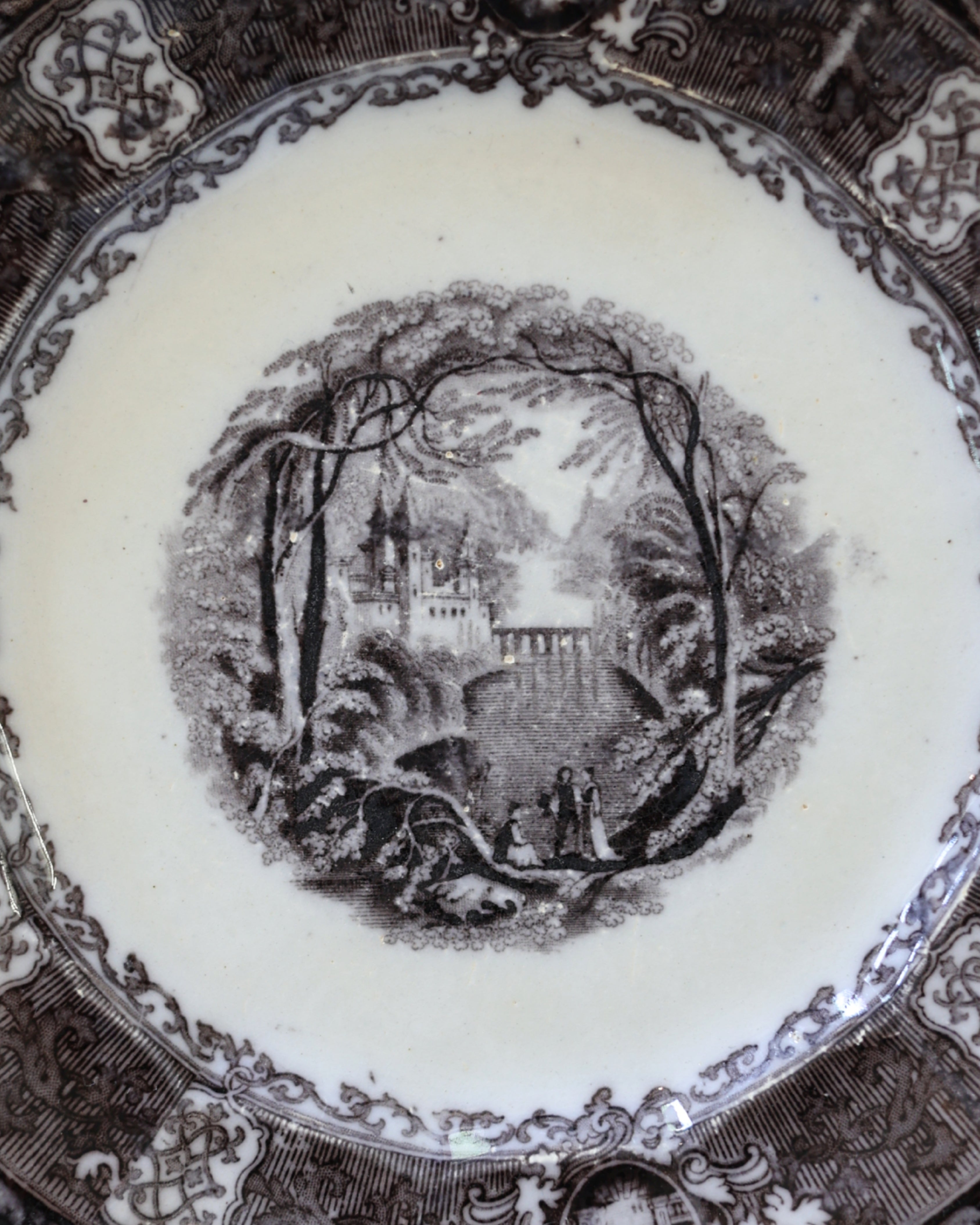 E. Challinor & Co. "Panama" Luncheon Plate, c. 1850-2