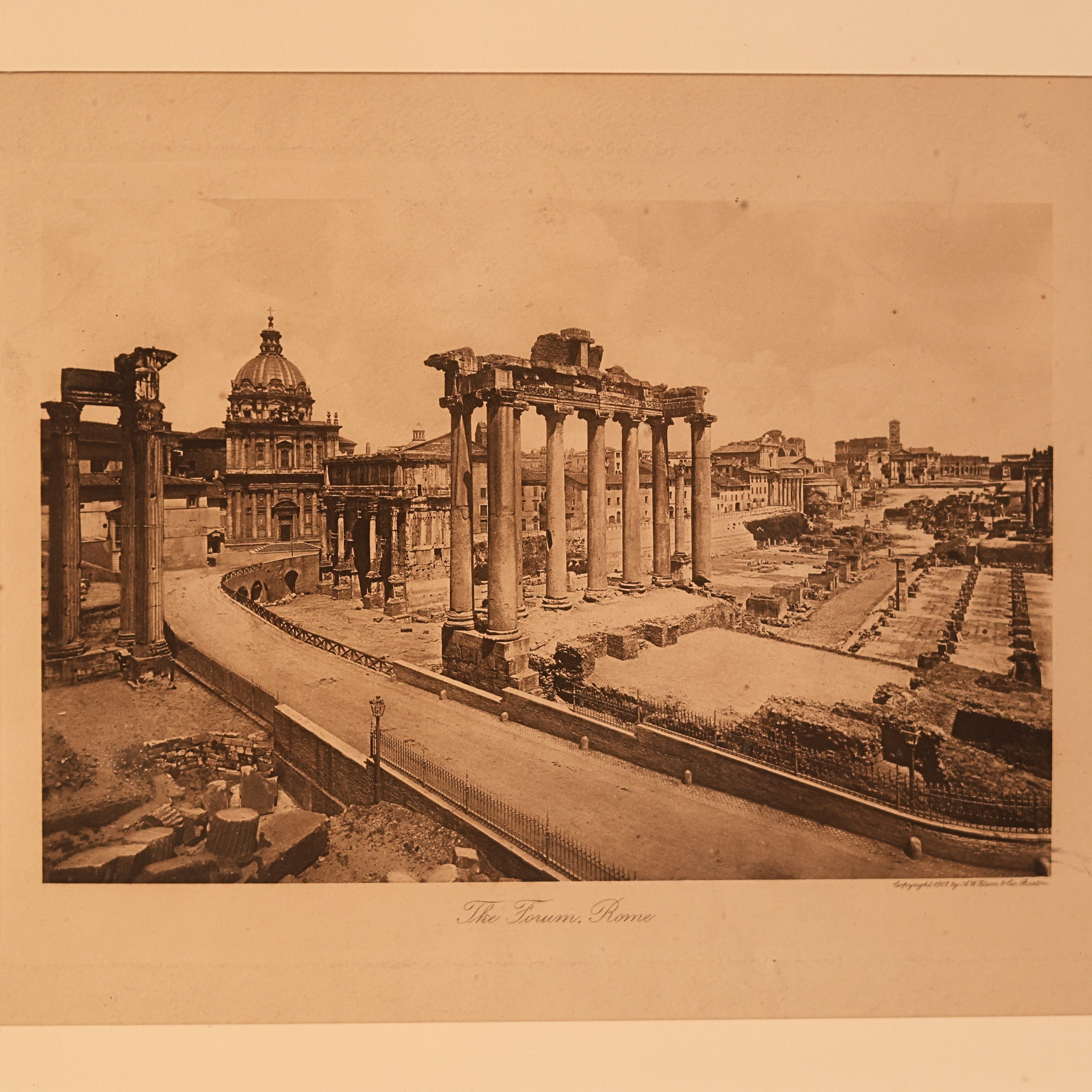 c. 1907 “The Forum, Rome” Photogravure