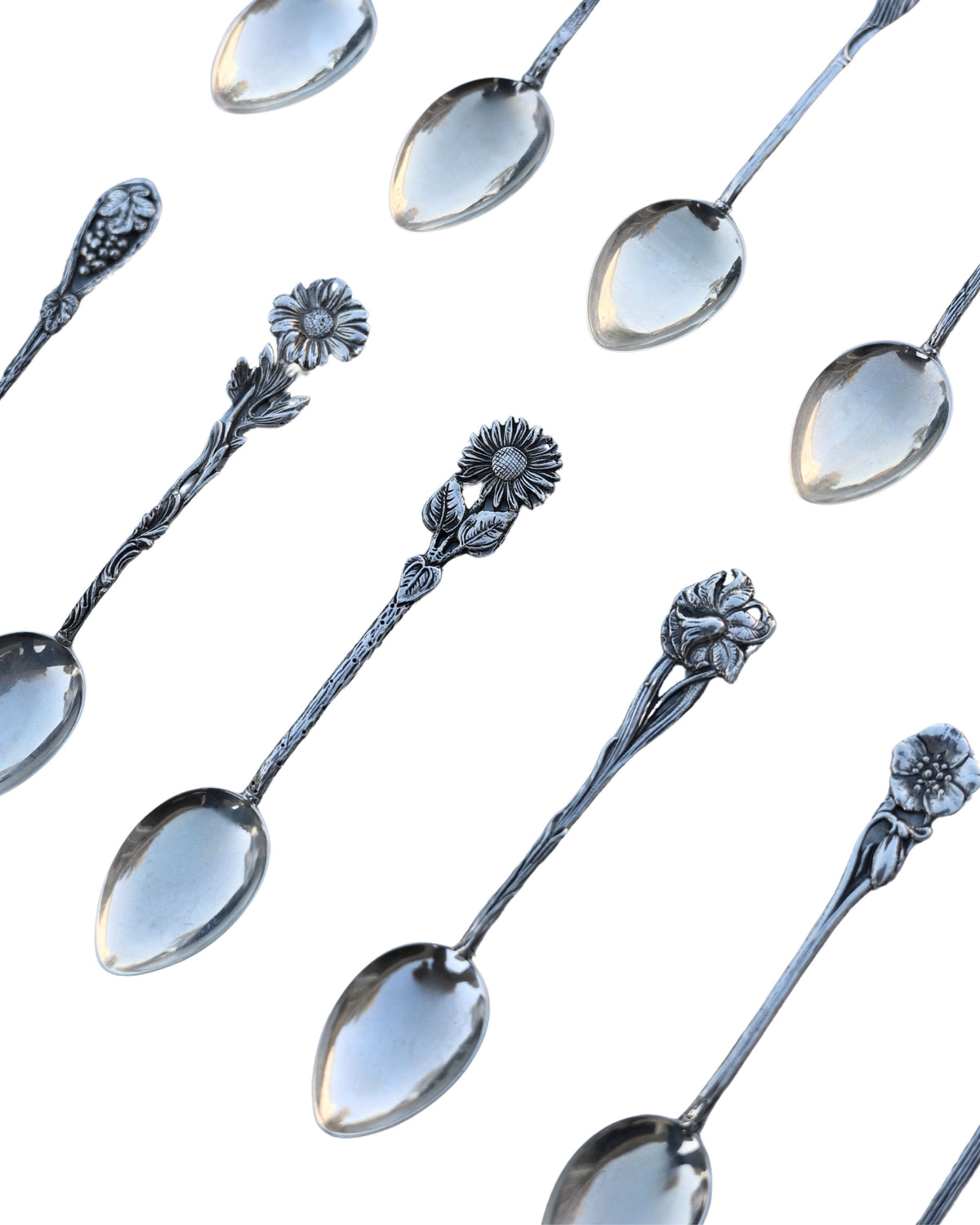 Reed & Barton .835 Silver Demitasse Spoons-3