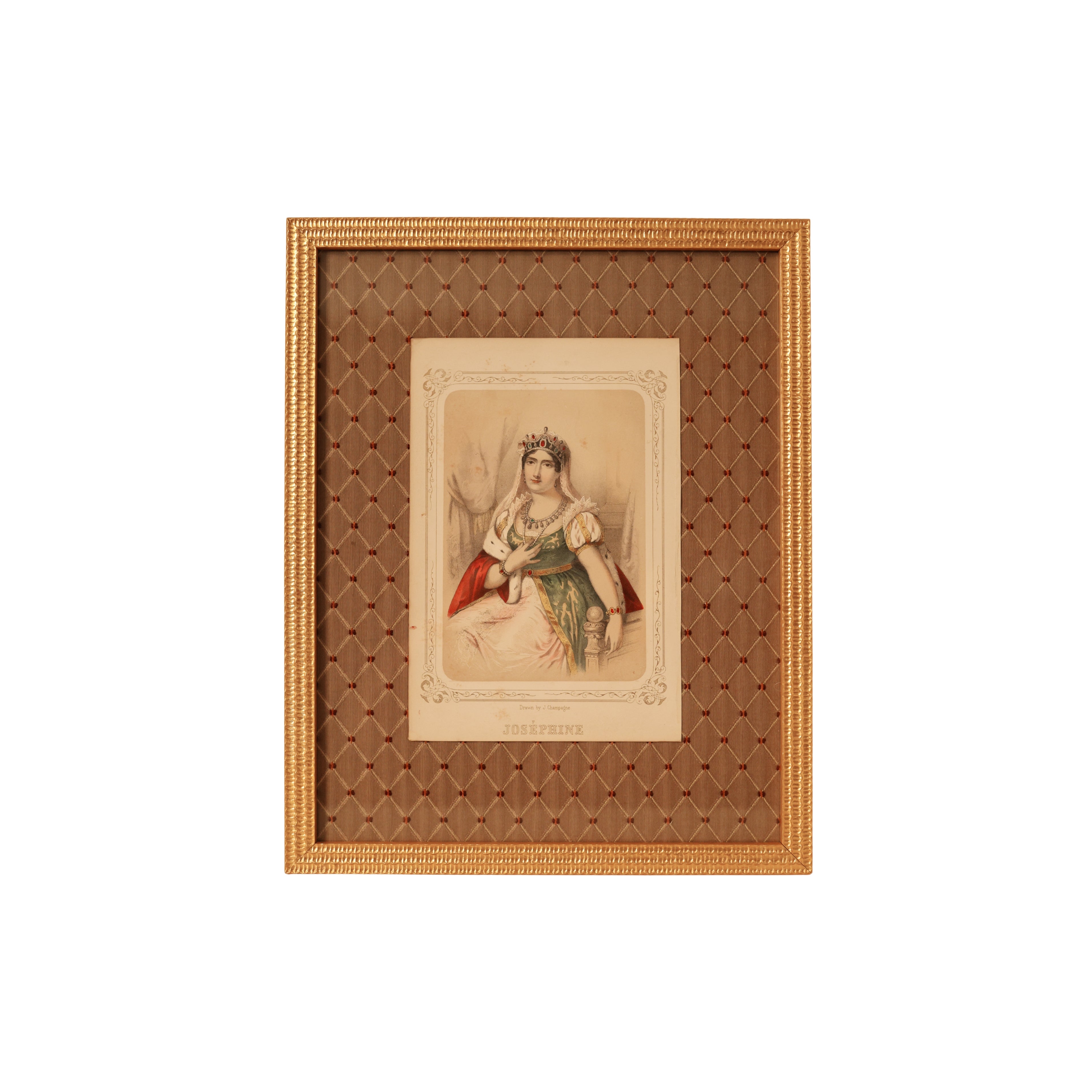 Hand-Colored Engraving of Joséphine