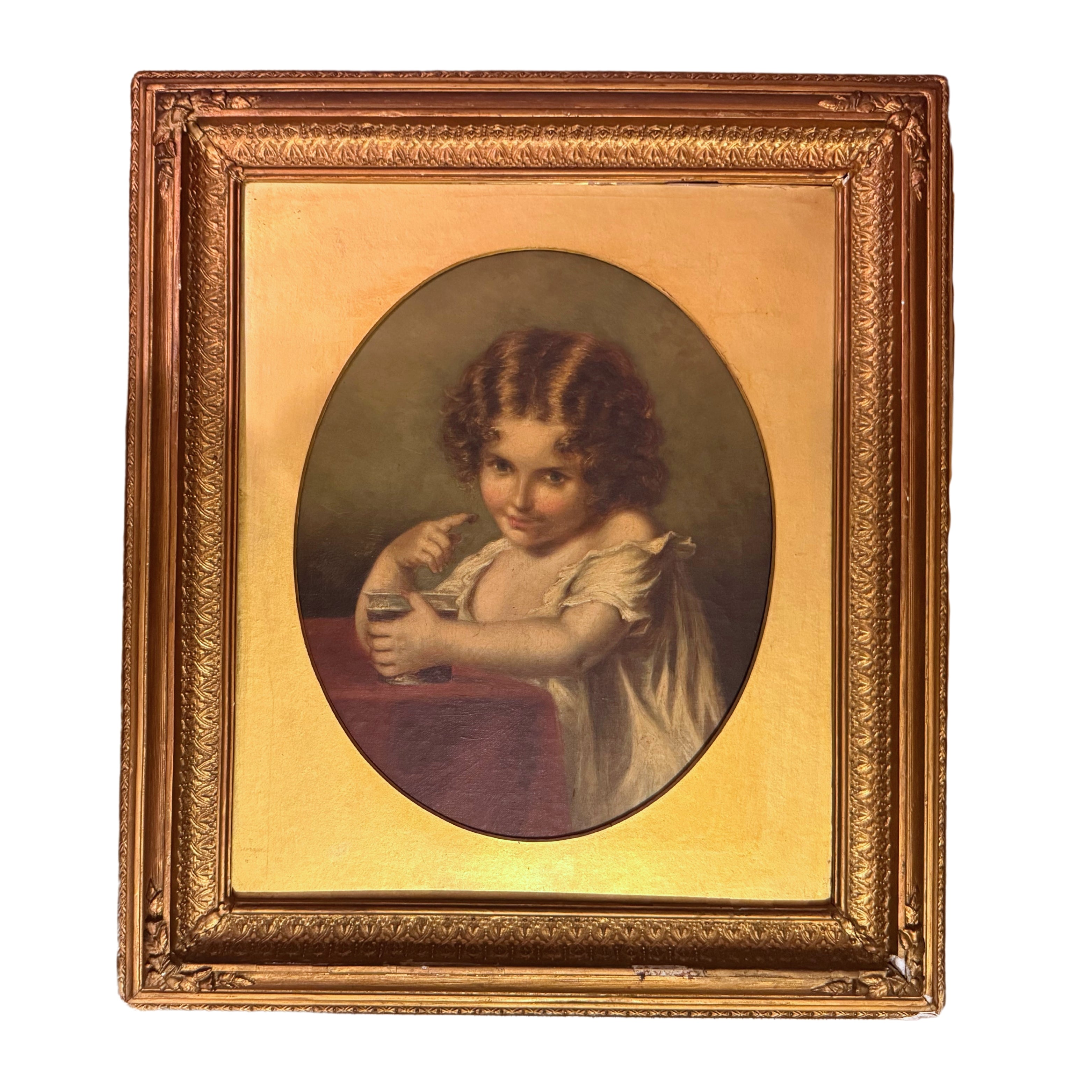 Young Child Portrait Painting