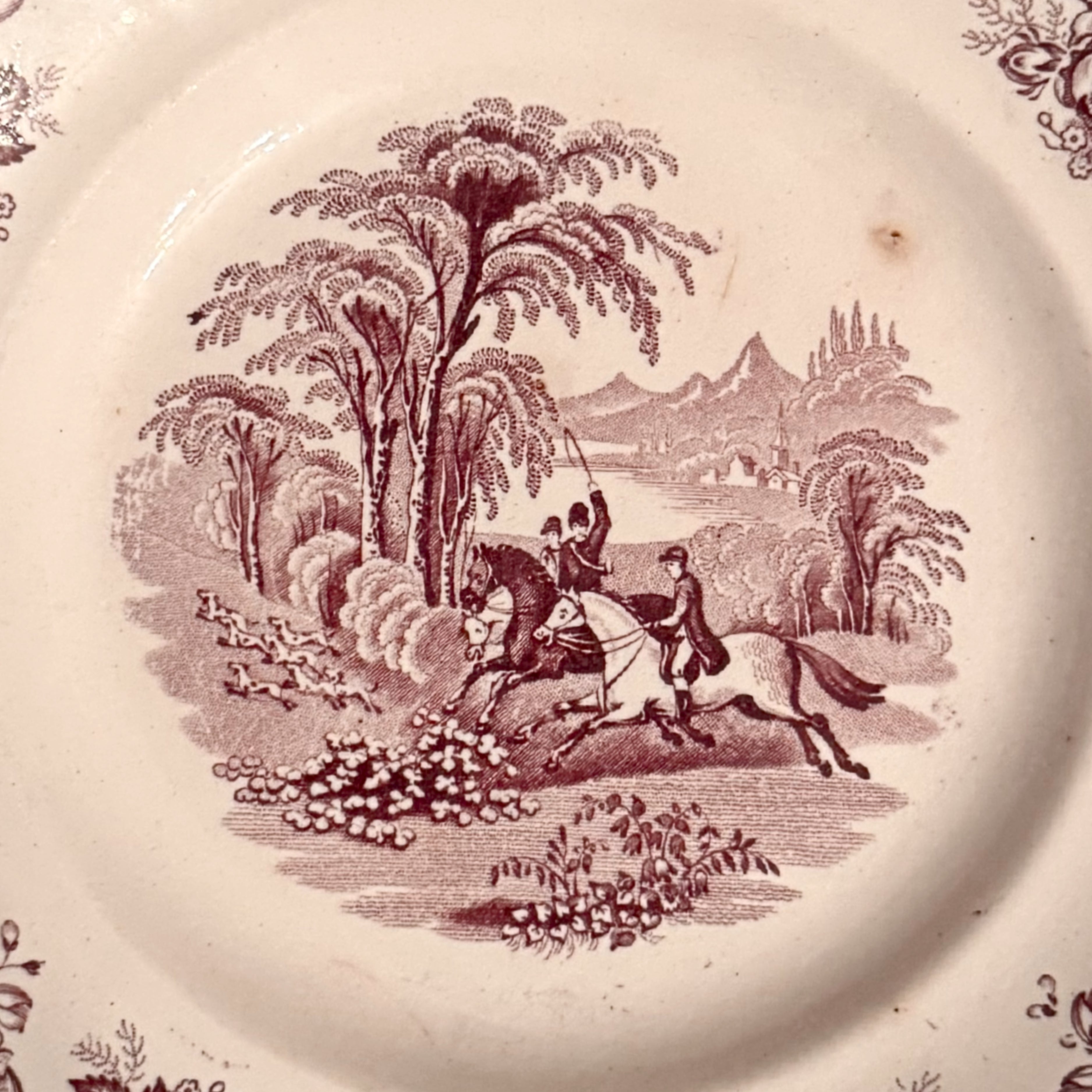 Mulberry Transferware Plate