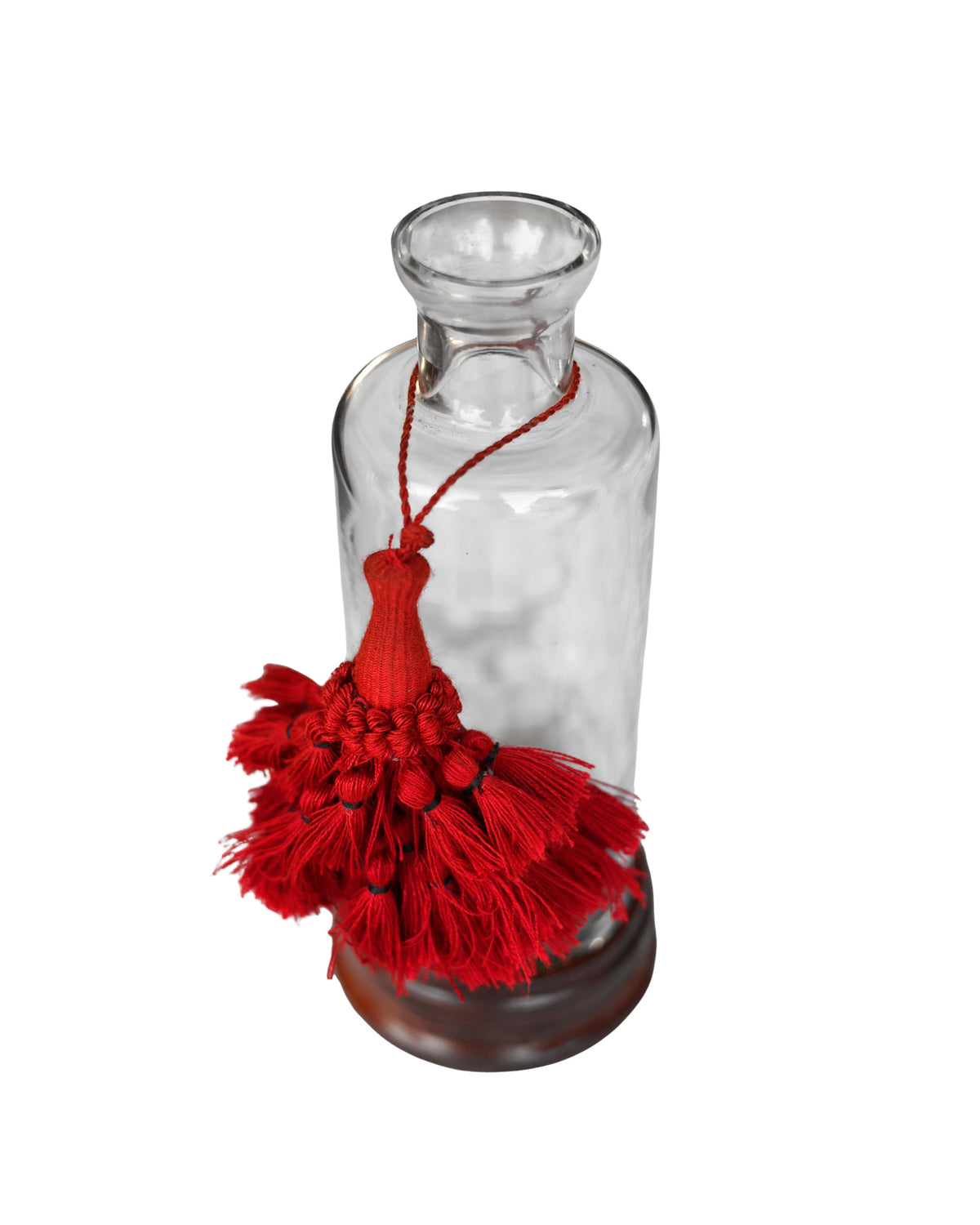 Glass Decanter & Wooden Coaster-4