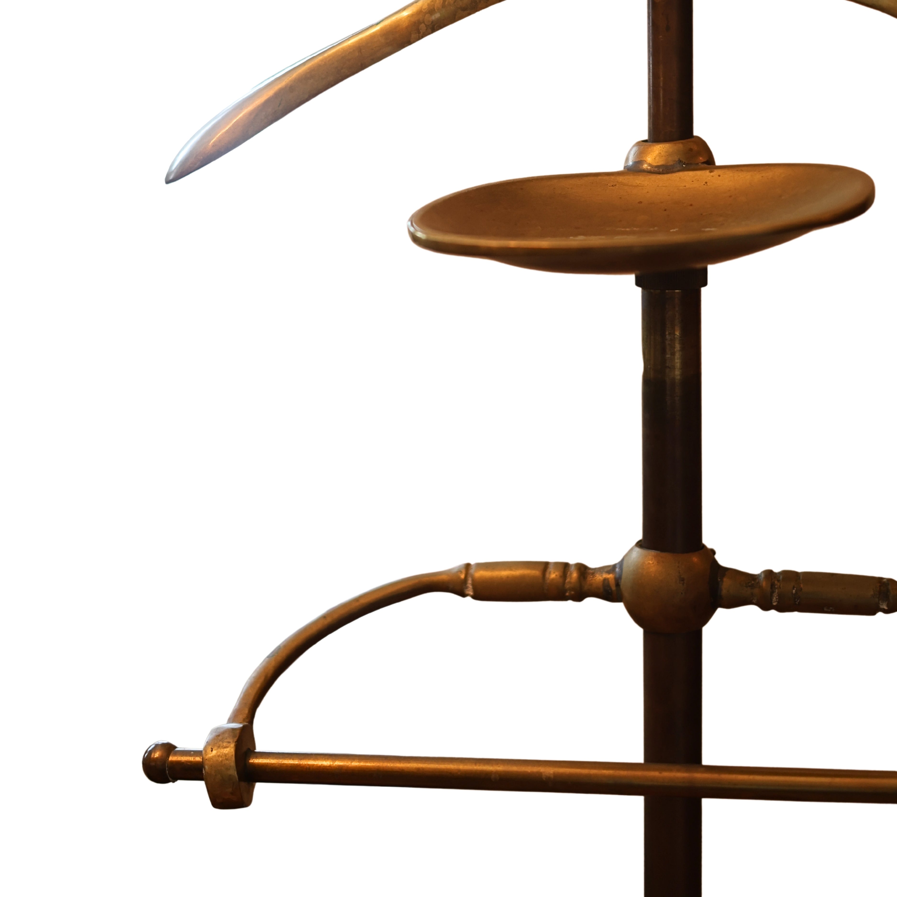Brass Gentleman’s Valet Stand