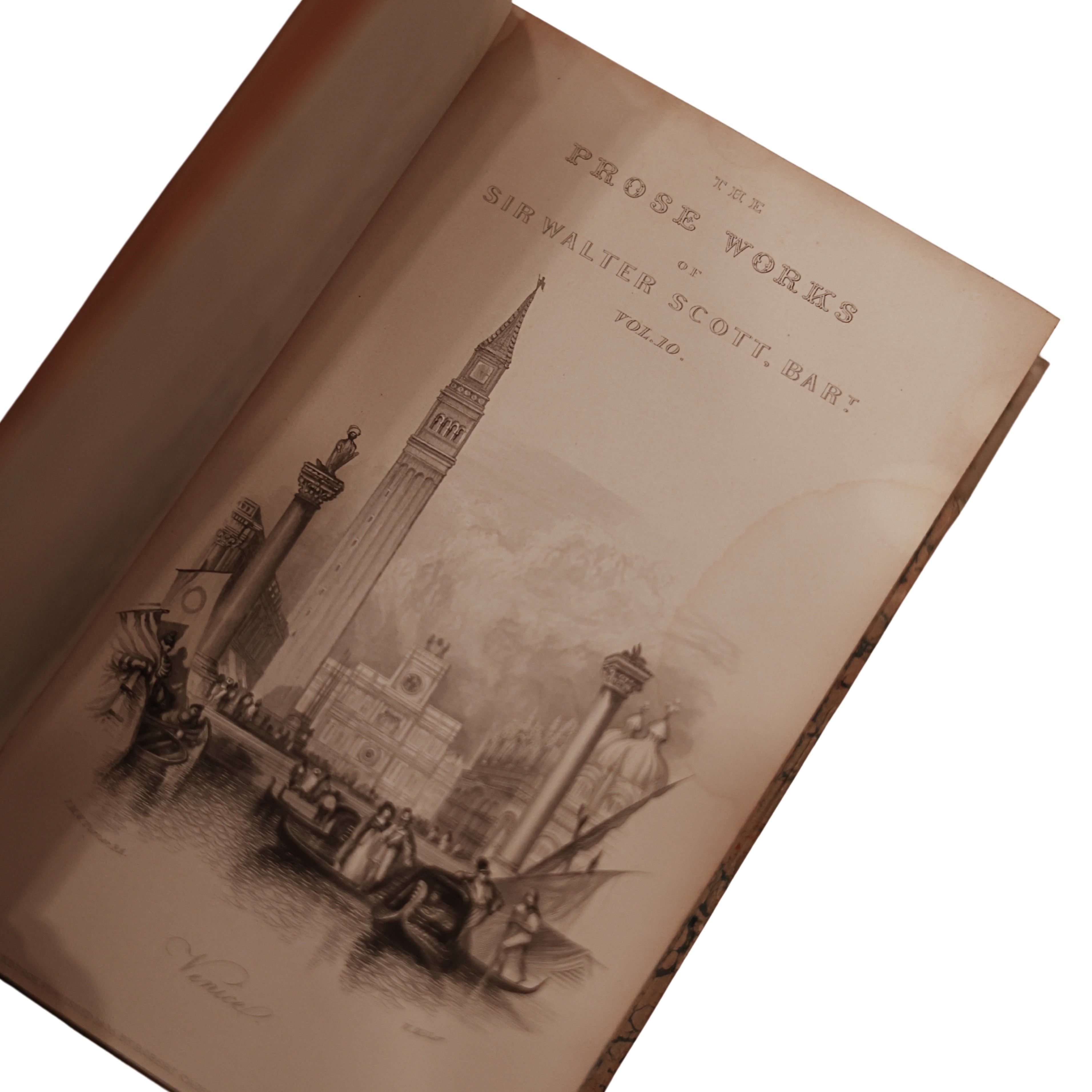 c. 1835 Volumes from The Works of Sir Walter Scott