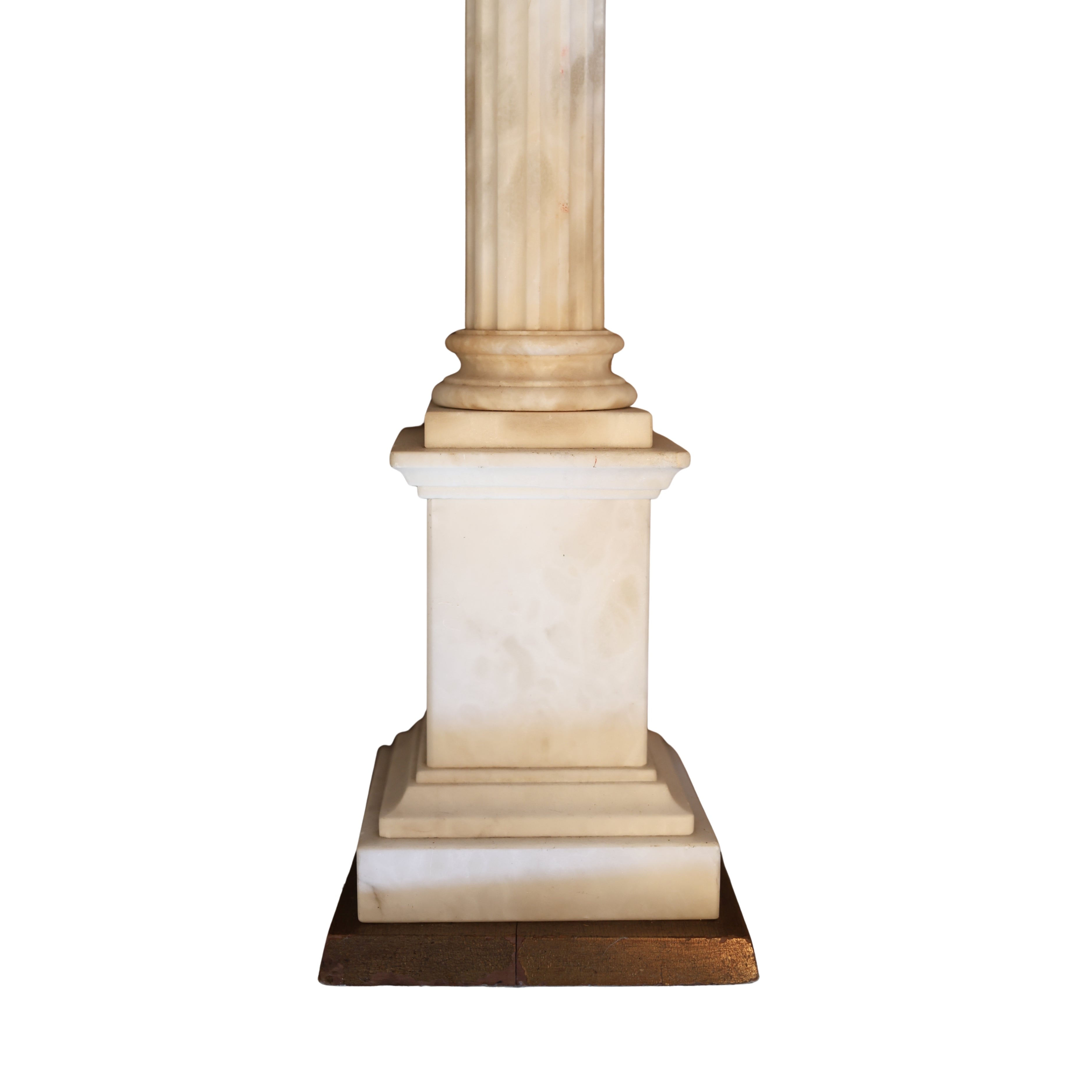 Alabaster Corinthian Column Lamp
