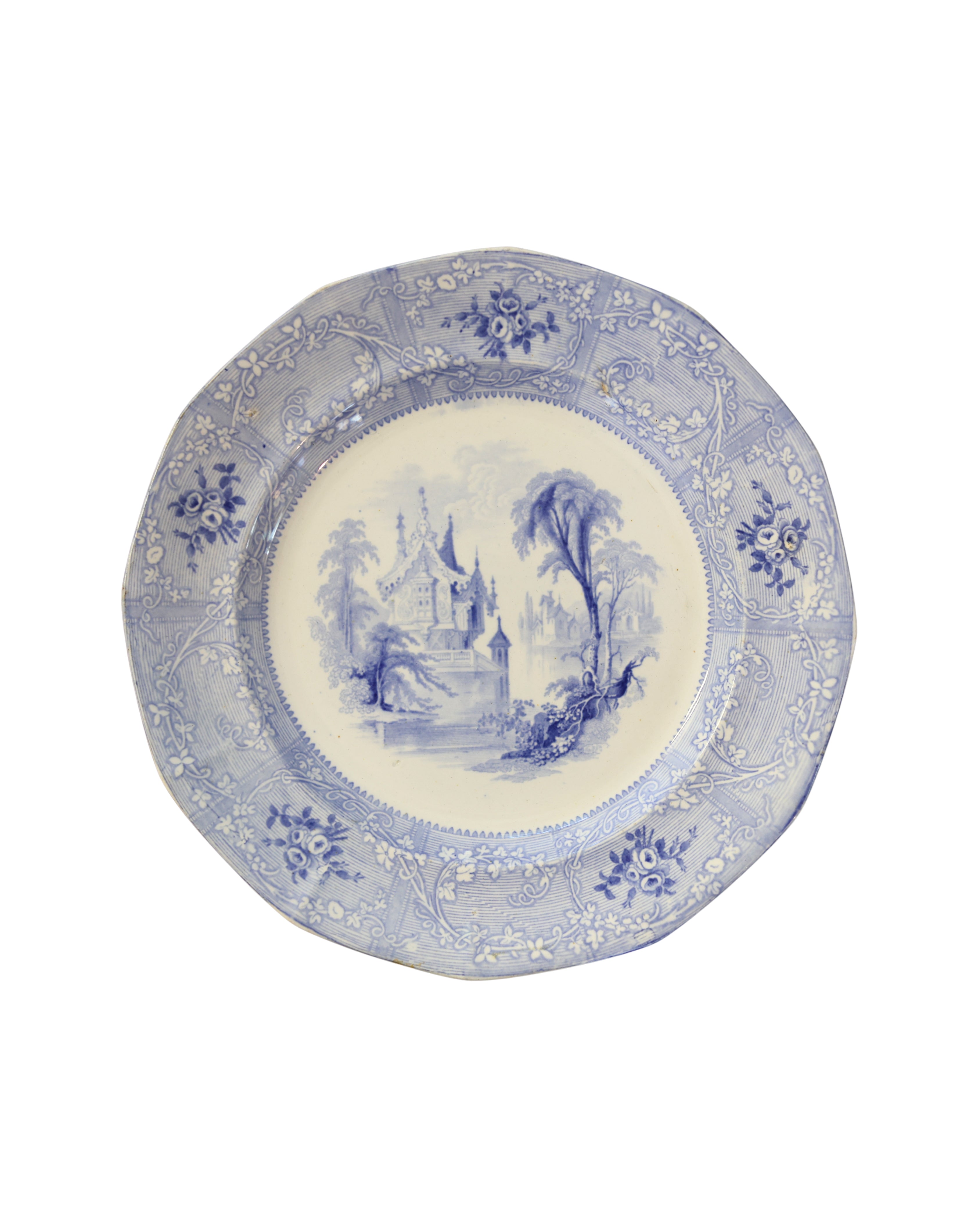 Davenport "Friburg" Dinner Plate, c. 1852