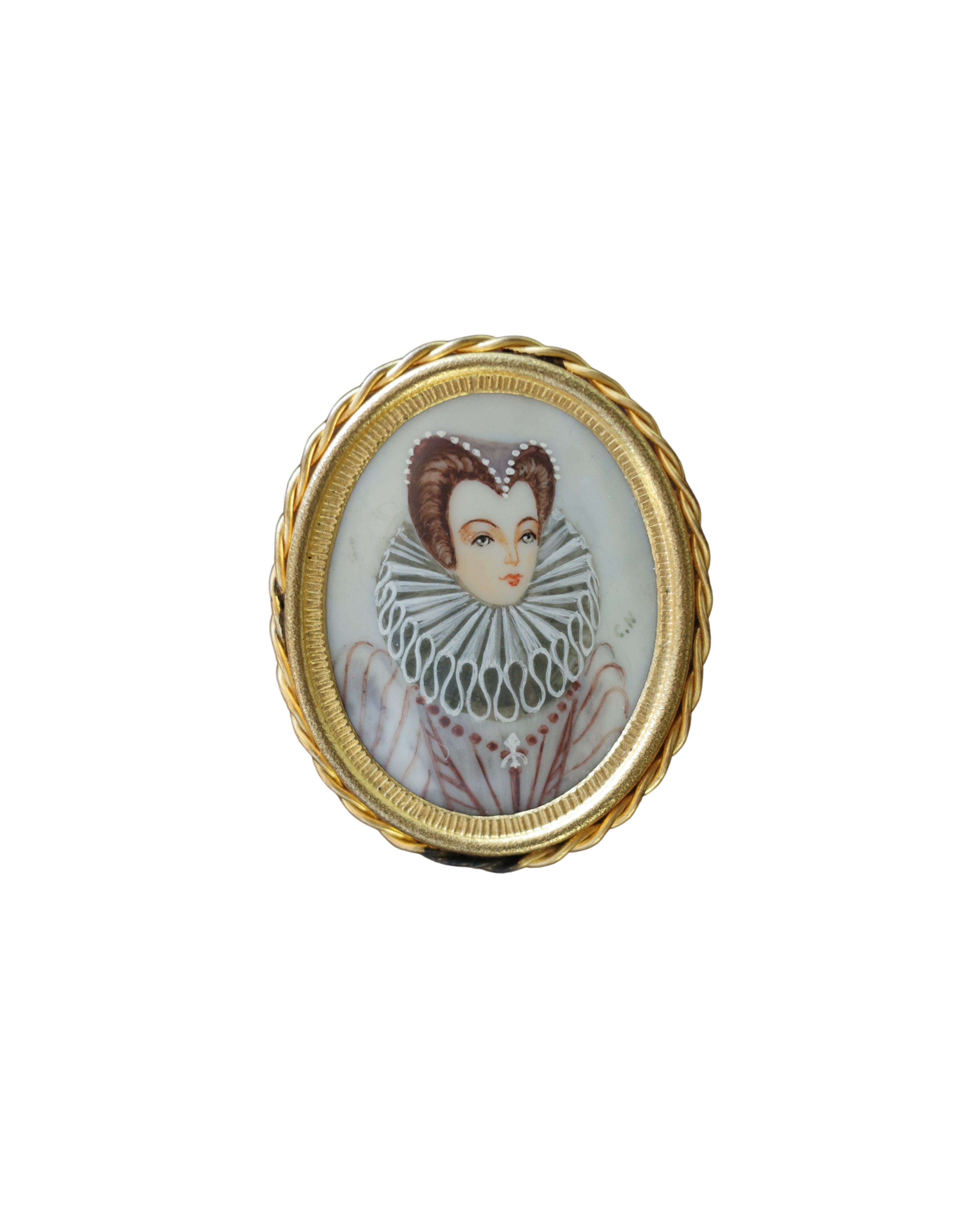 Queen Elizabeth I Portrait Brooch