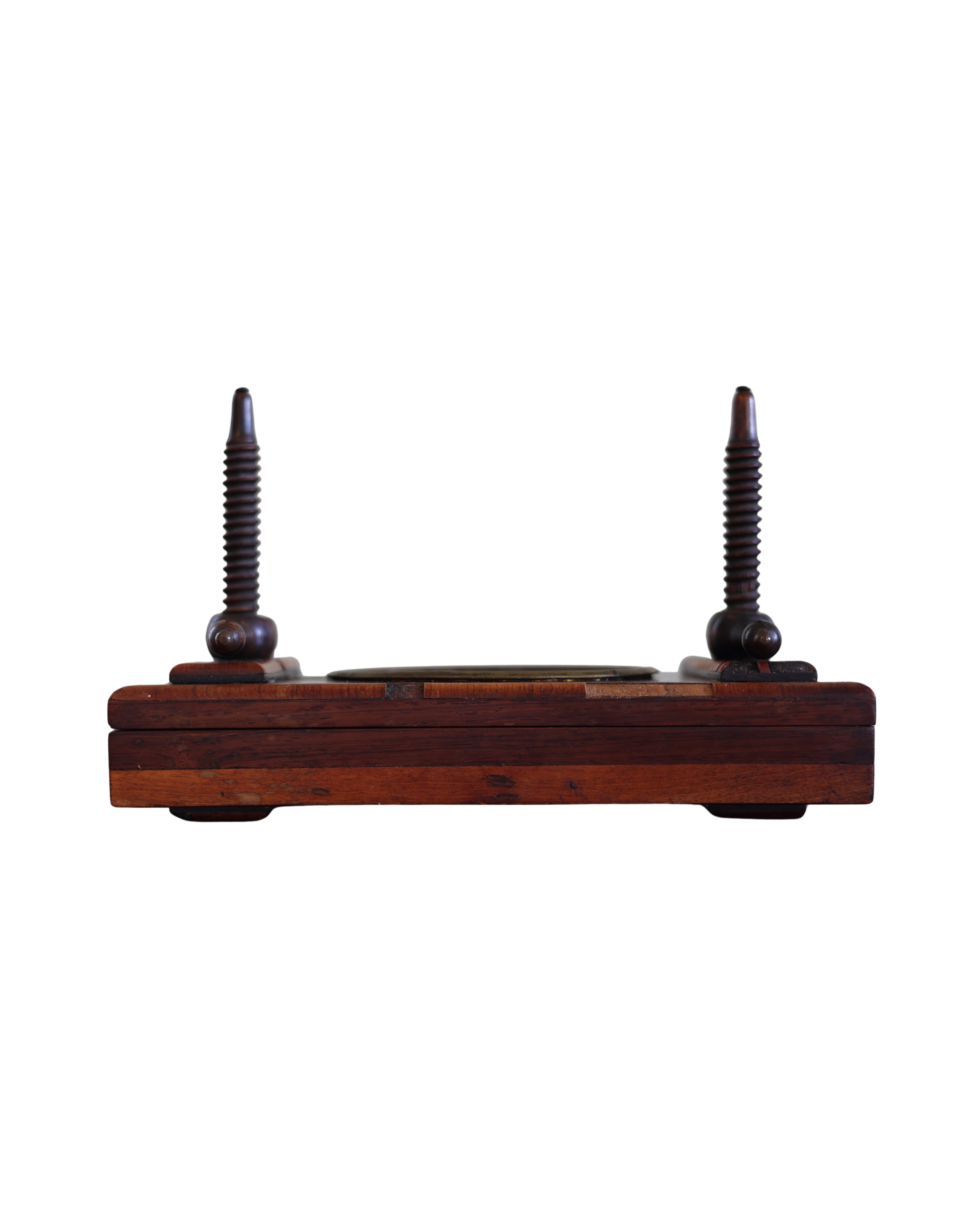 Mahogany Card Press with Embroidery Panel