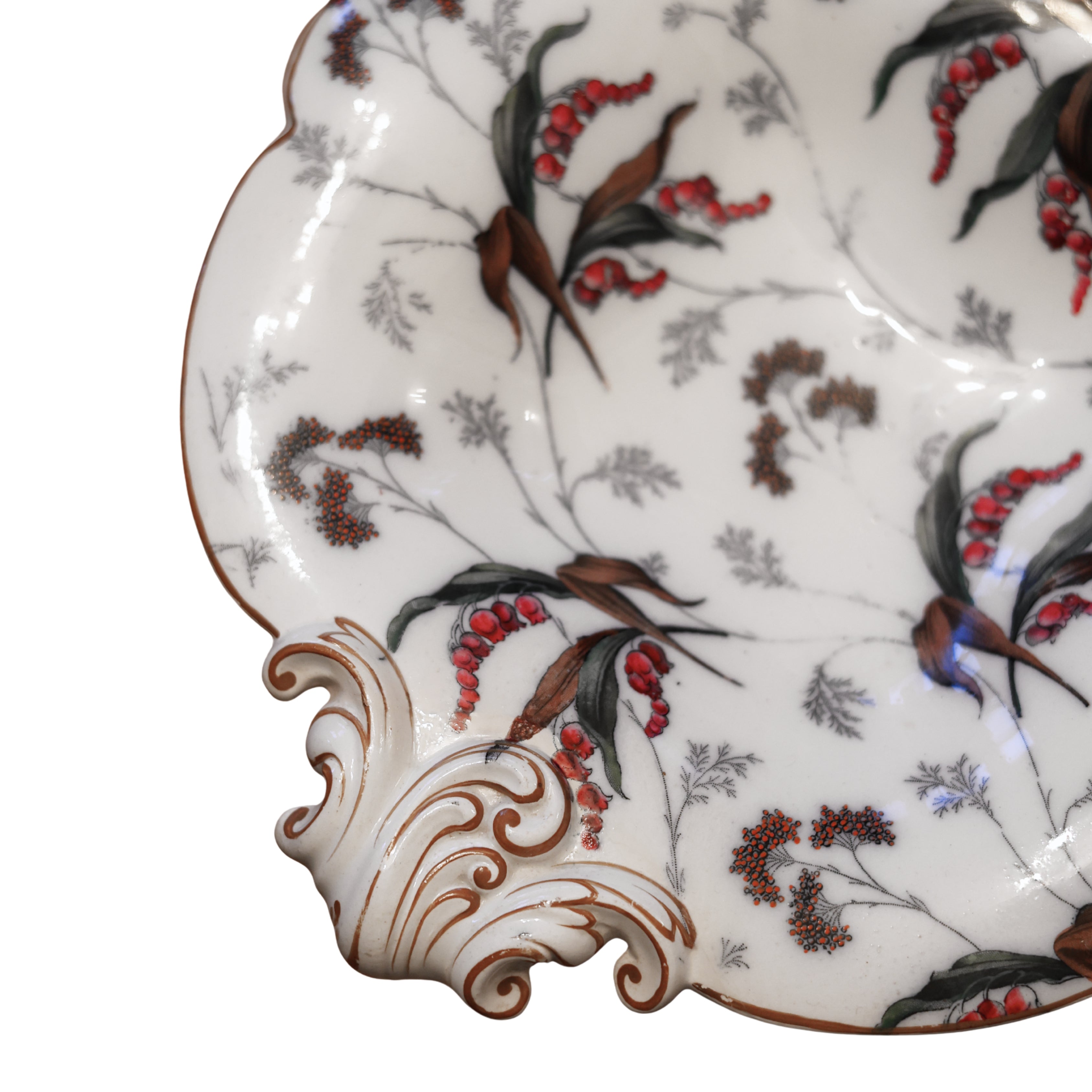 E. J. Ridgway Pedestal Dish in the Alba Pattern
