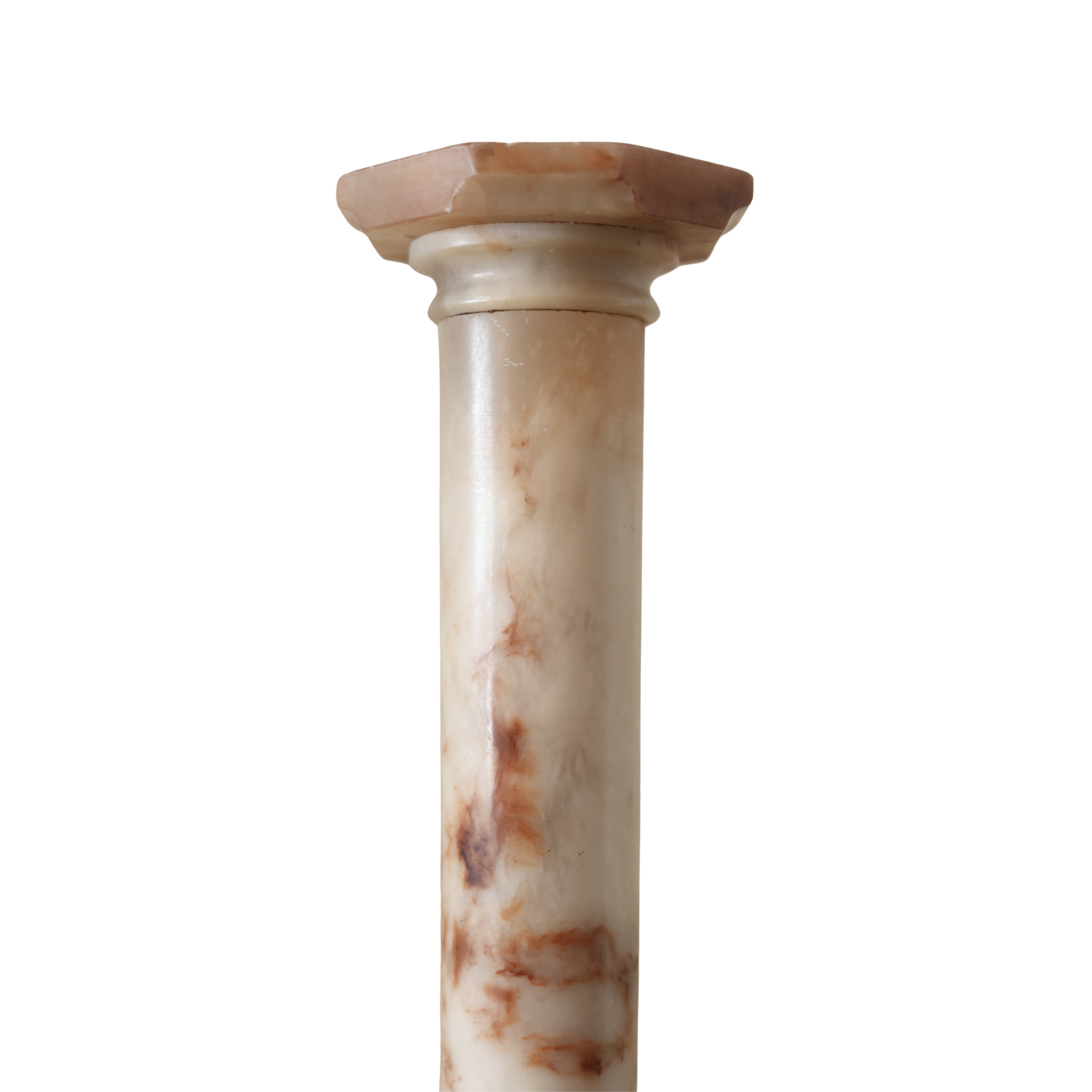 Alabaster Tabletop Column