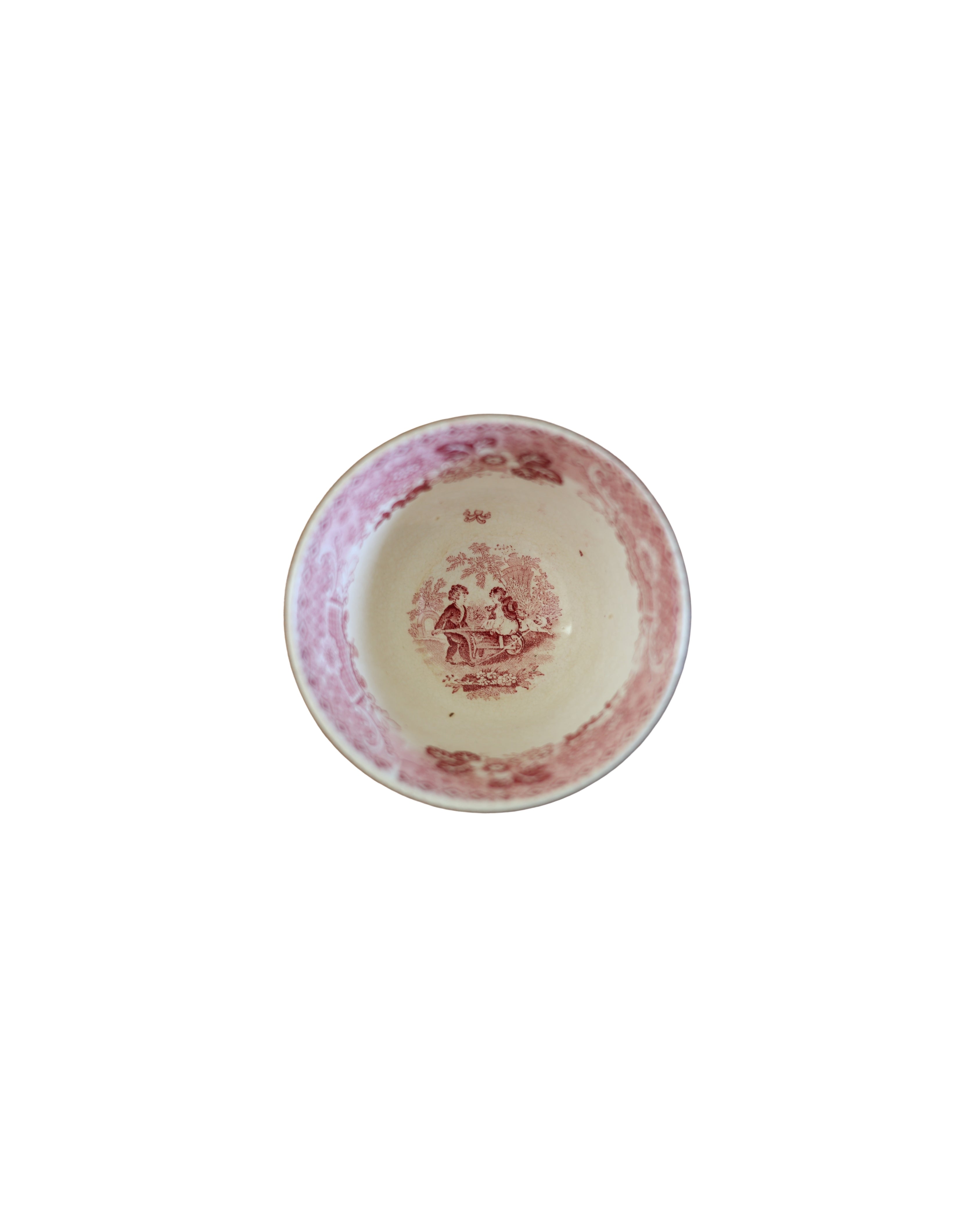 W. Adams & Sons "Garden Sports" Tea Bowls, c. 1830-3