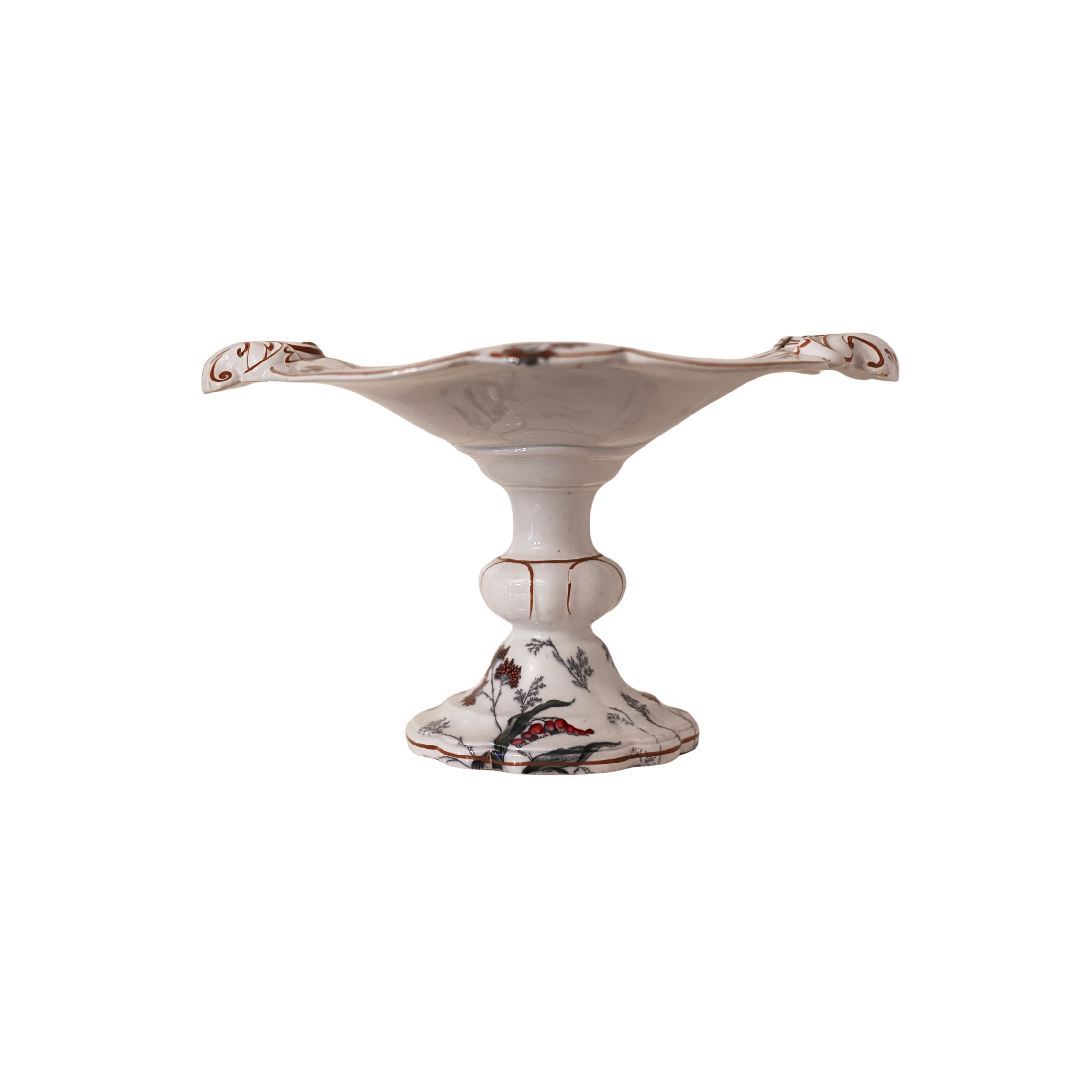 E. J. Ridgway Pedestal Dish in the Alba Pattern