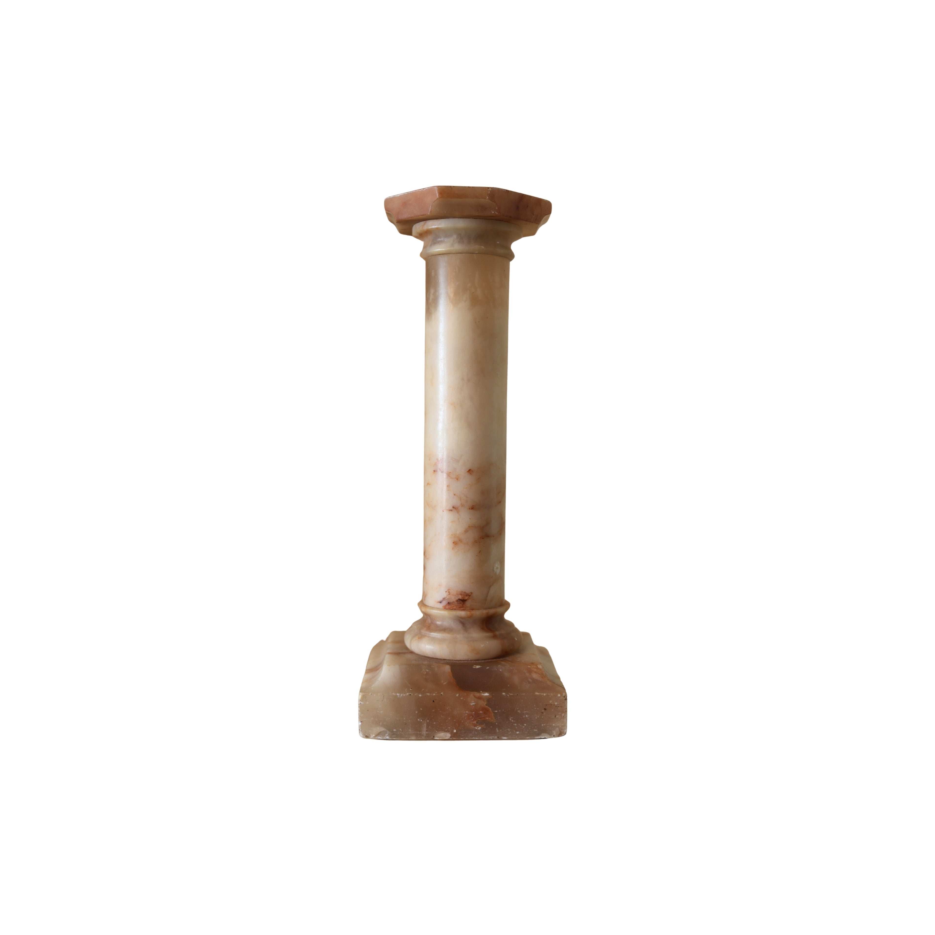 Alabaster Tabletop Column