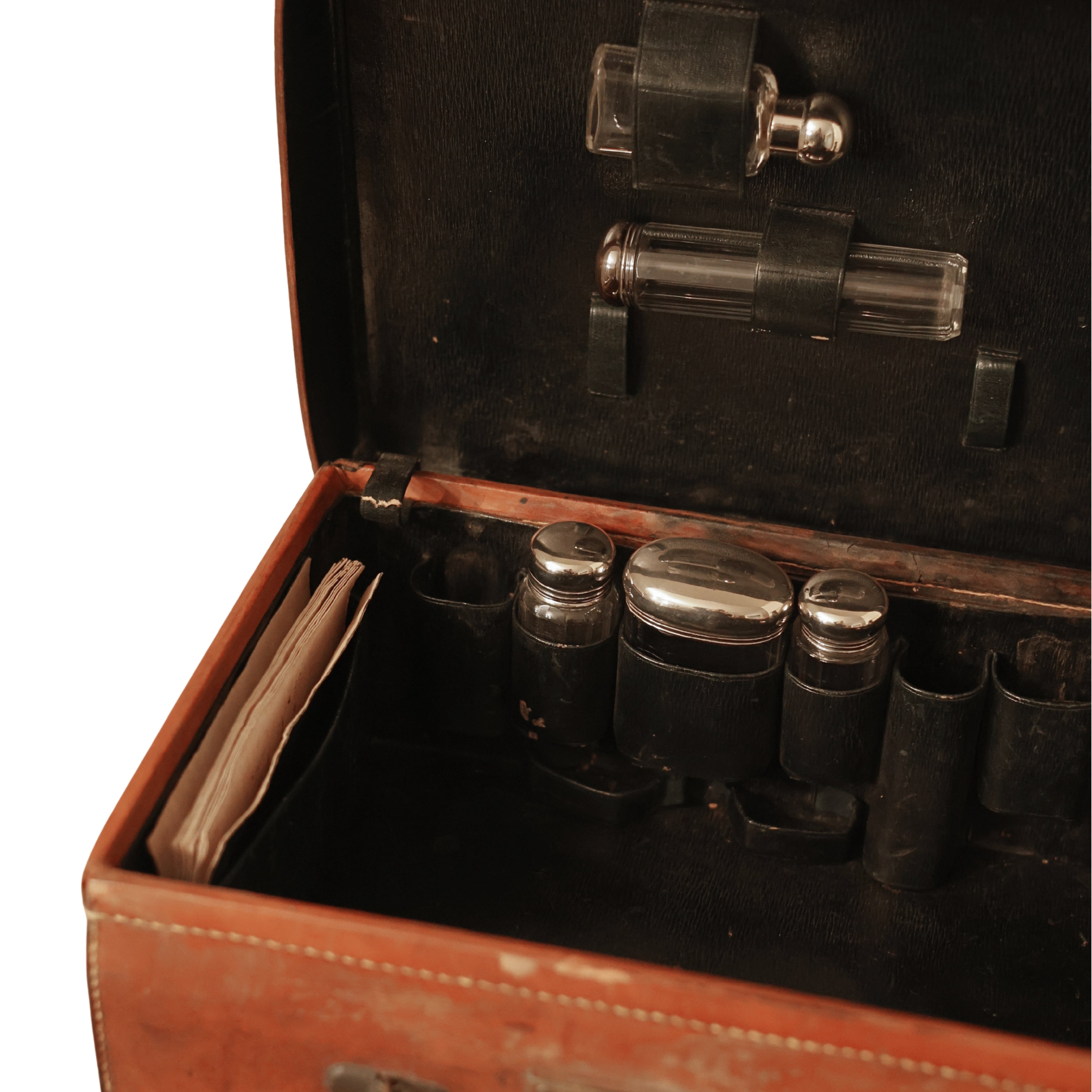 English Gentleman’s Leather Dressing Suitcase
