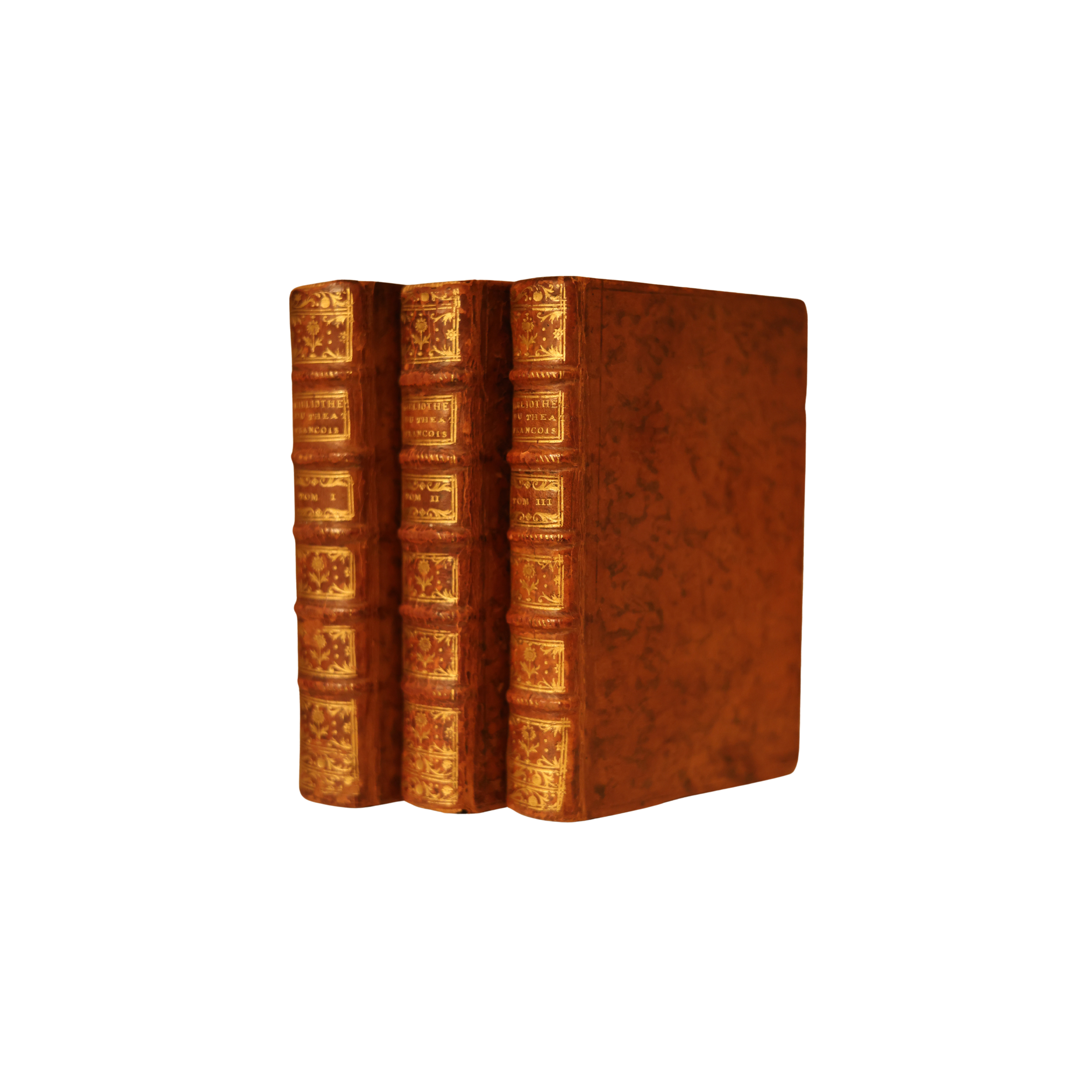 c. 1768 “Bibliothèque du Théâtre François” (Tome I, II & III)