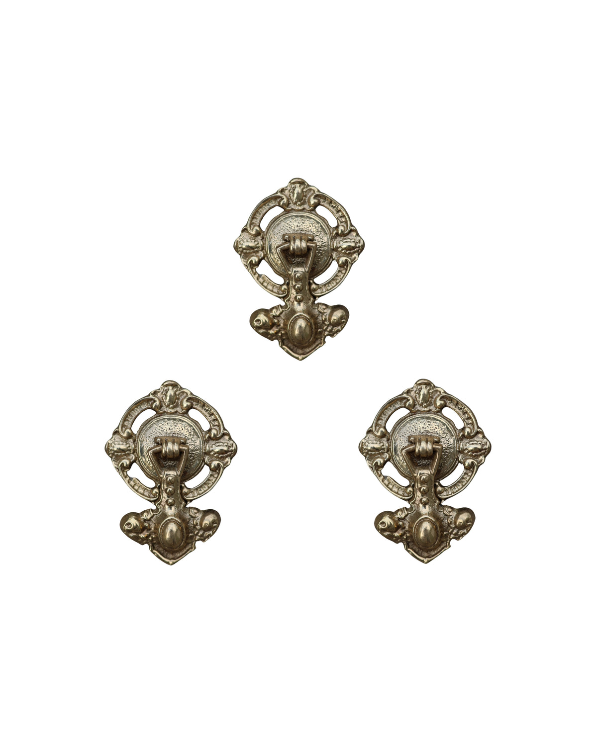 Brass Ornate Drop Pulls