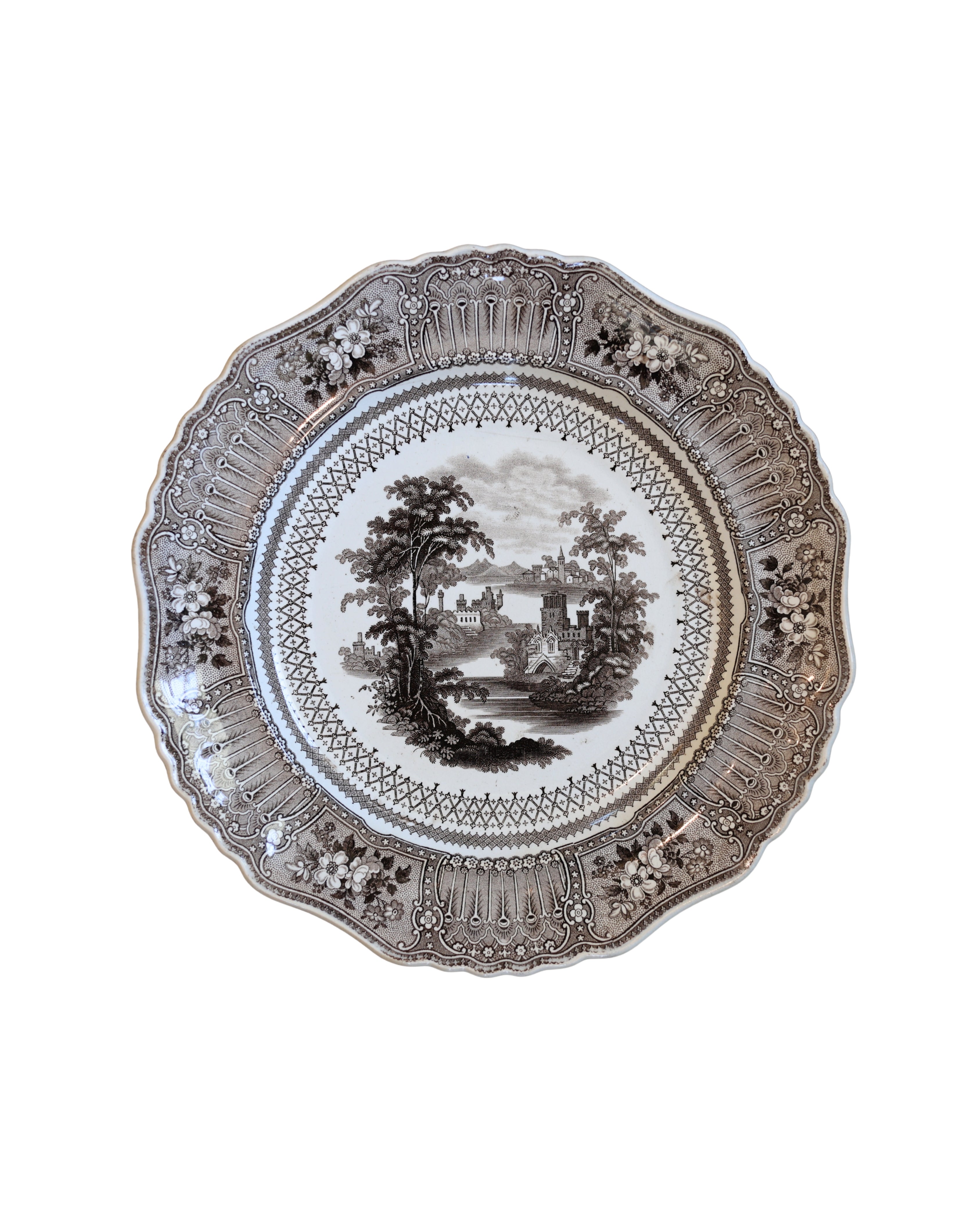 Ralph Stevenson & Son “Cologne” Dinner Plate-1