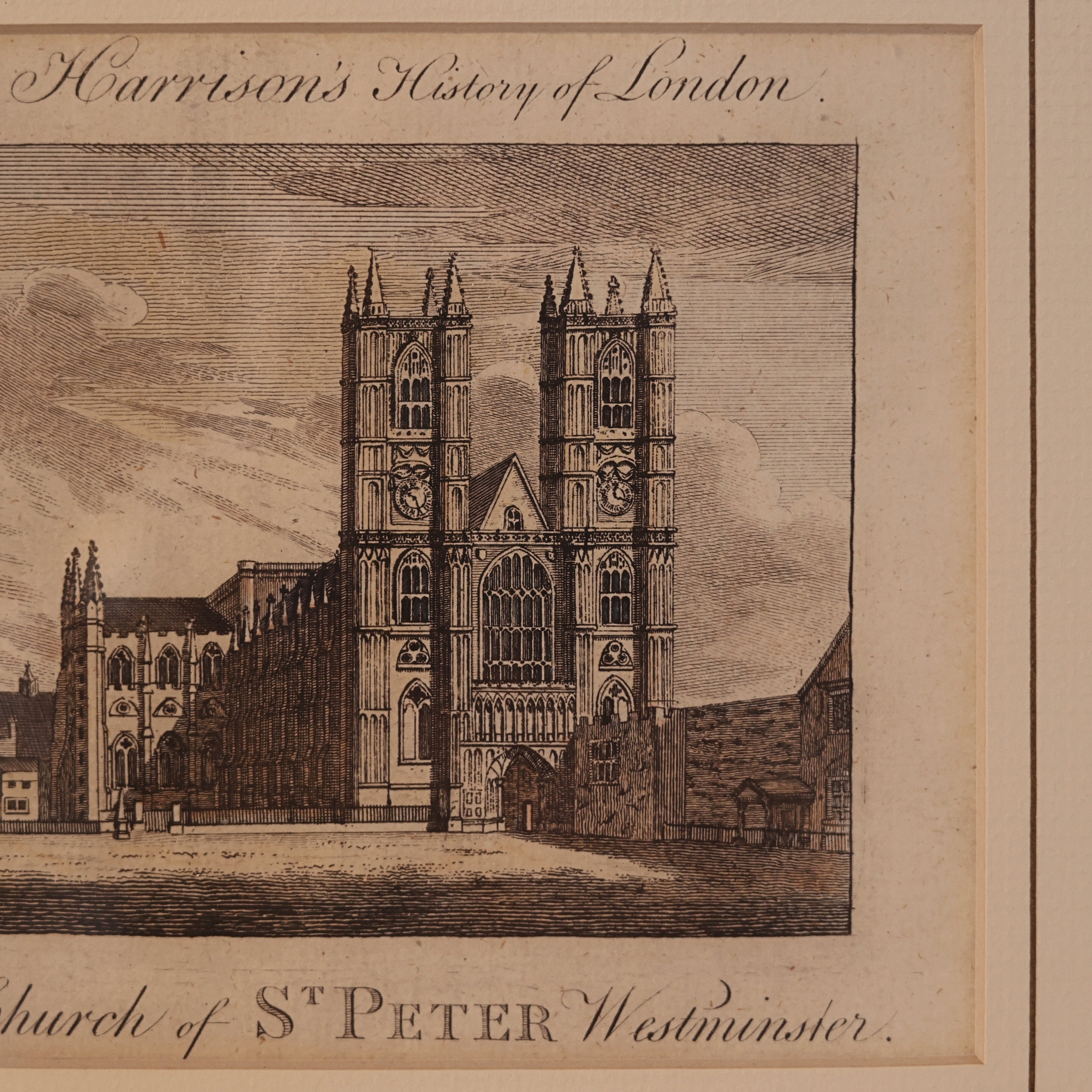18th c. Engraving of St. Peter’s, Westminster