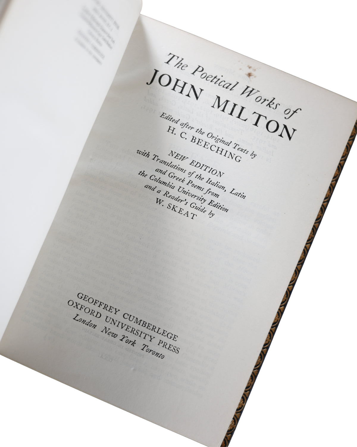 The Poetical Works of John Milton, Fine Binding by Bayntun-Rivière, 1946-3