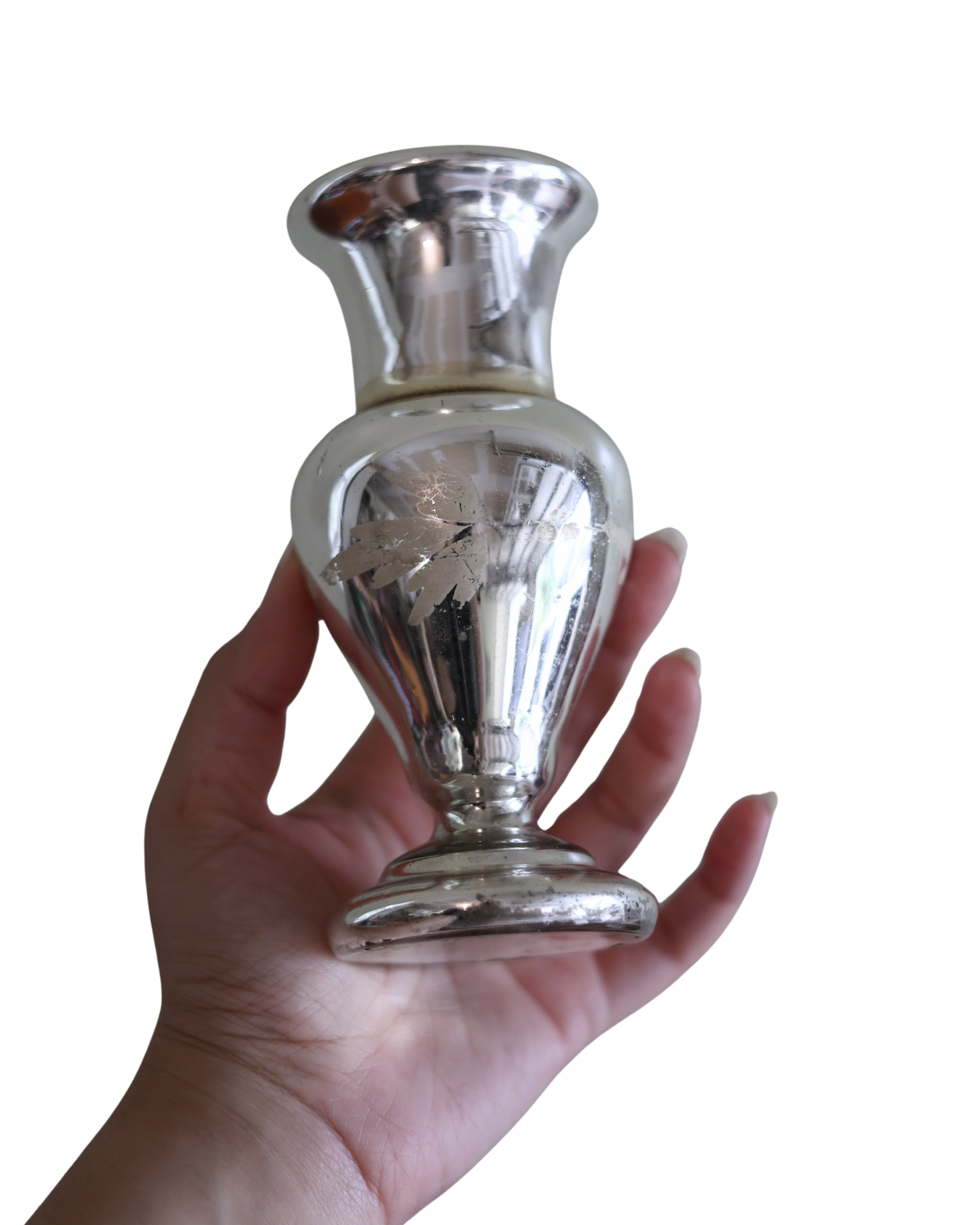 Mercury Glass Bud Vase-2