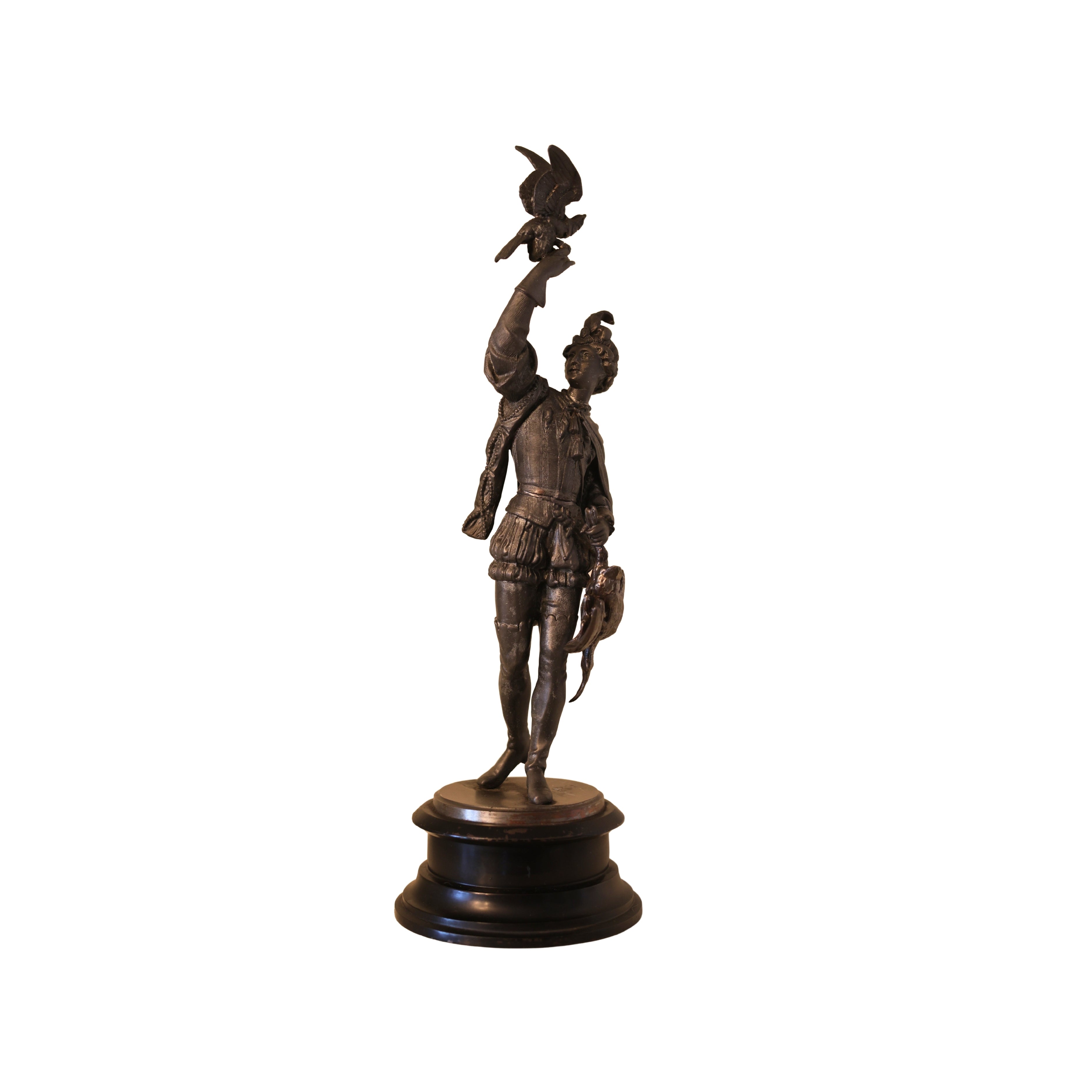 Victorian Falconer Statue