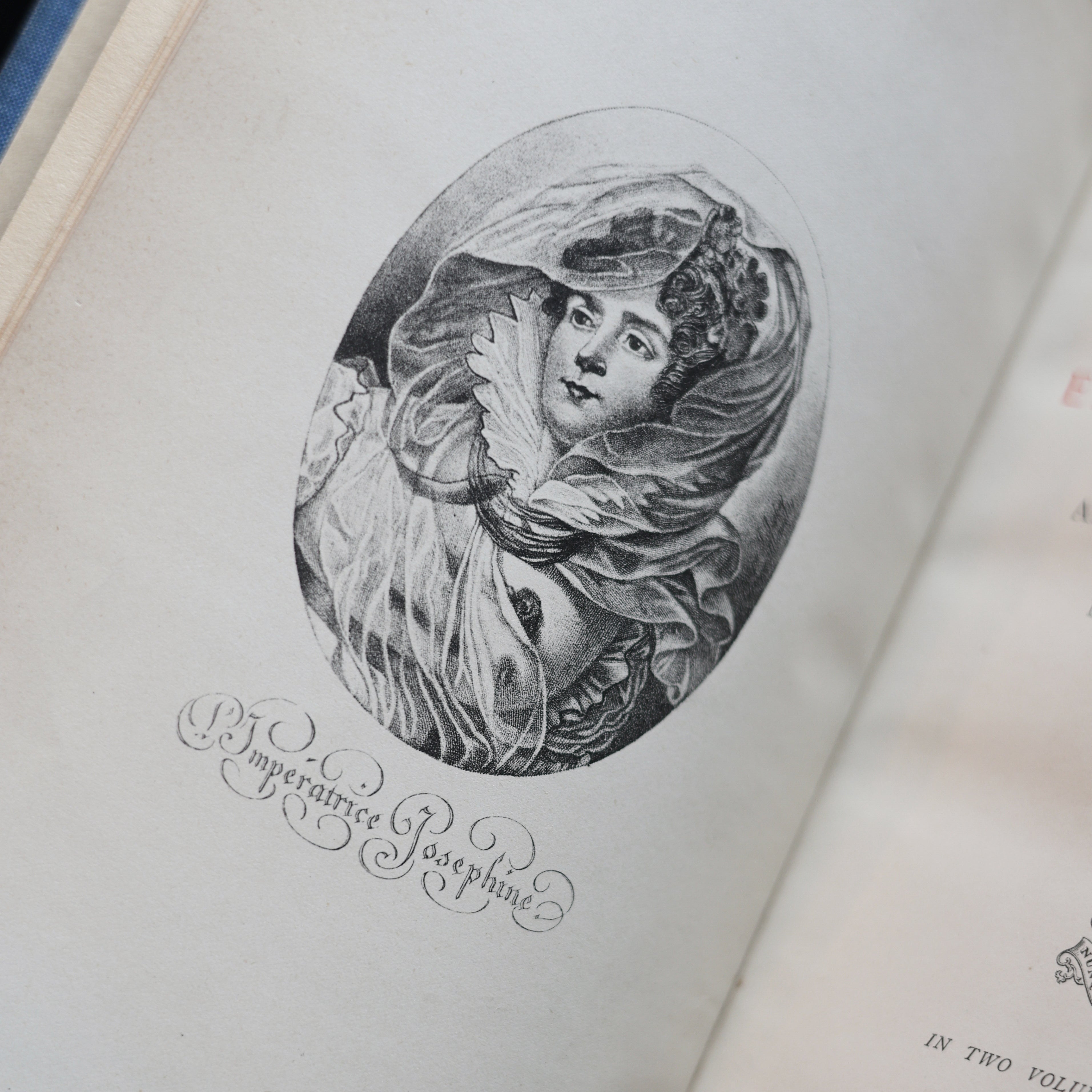 “Memoirs of the Empress Josephine” Two-Volume Set by Madame Ducrest (1894)