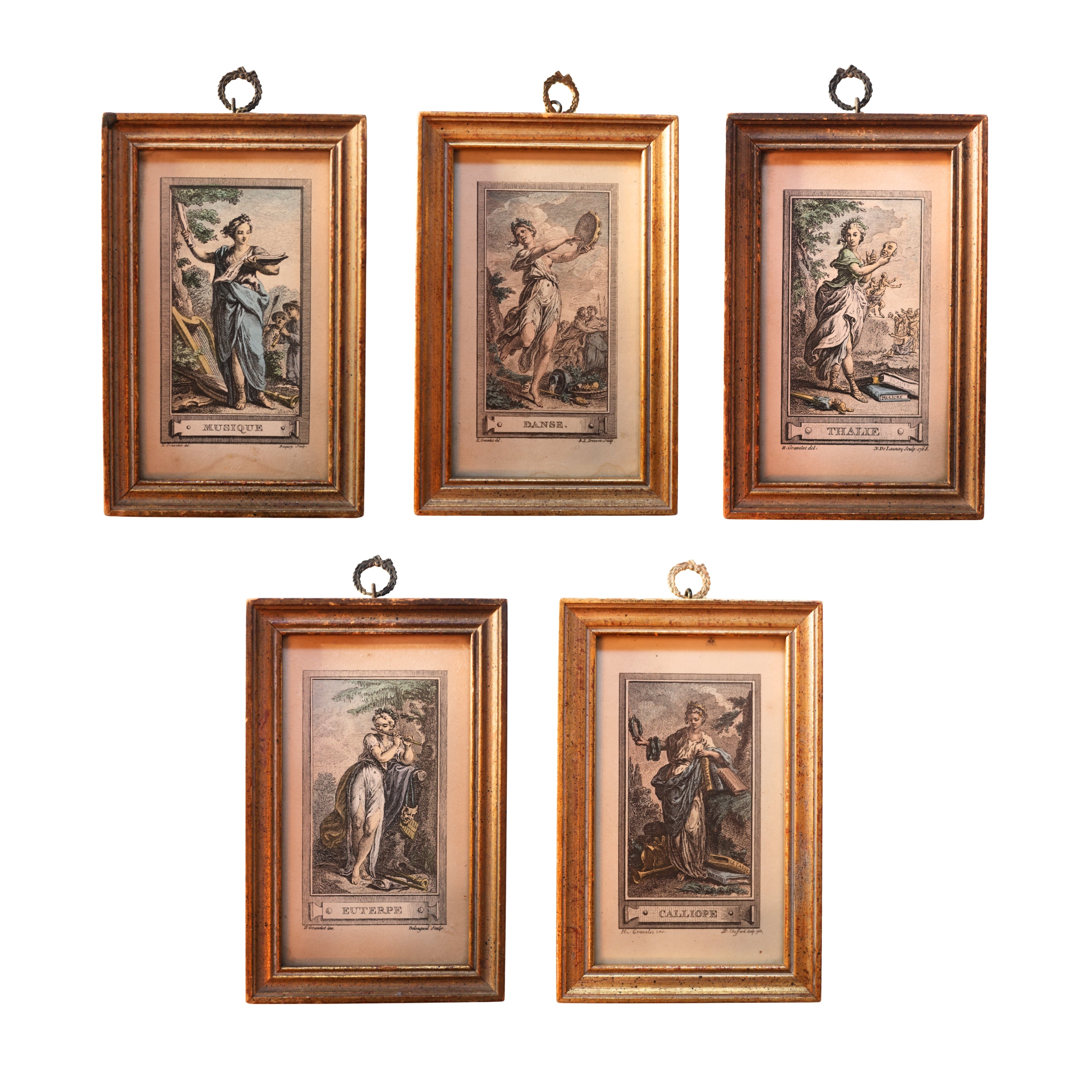 Allegorical Engravings of the Muses
