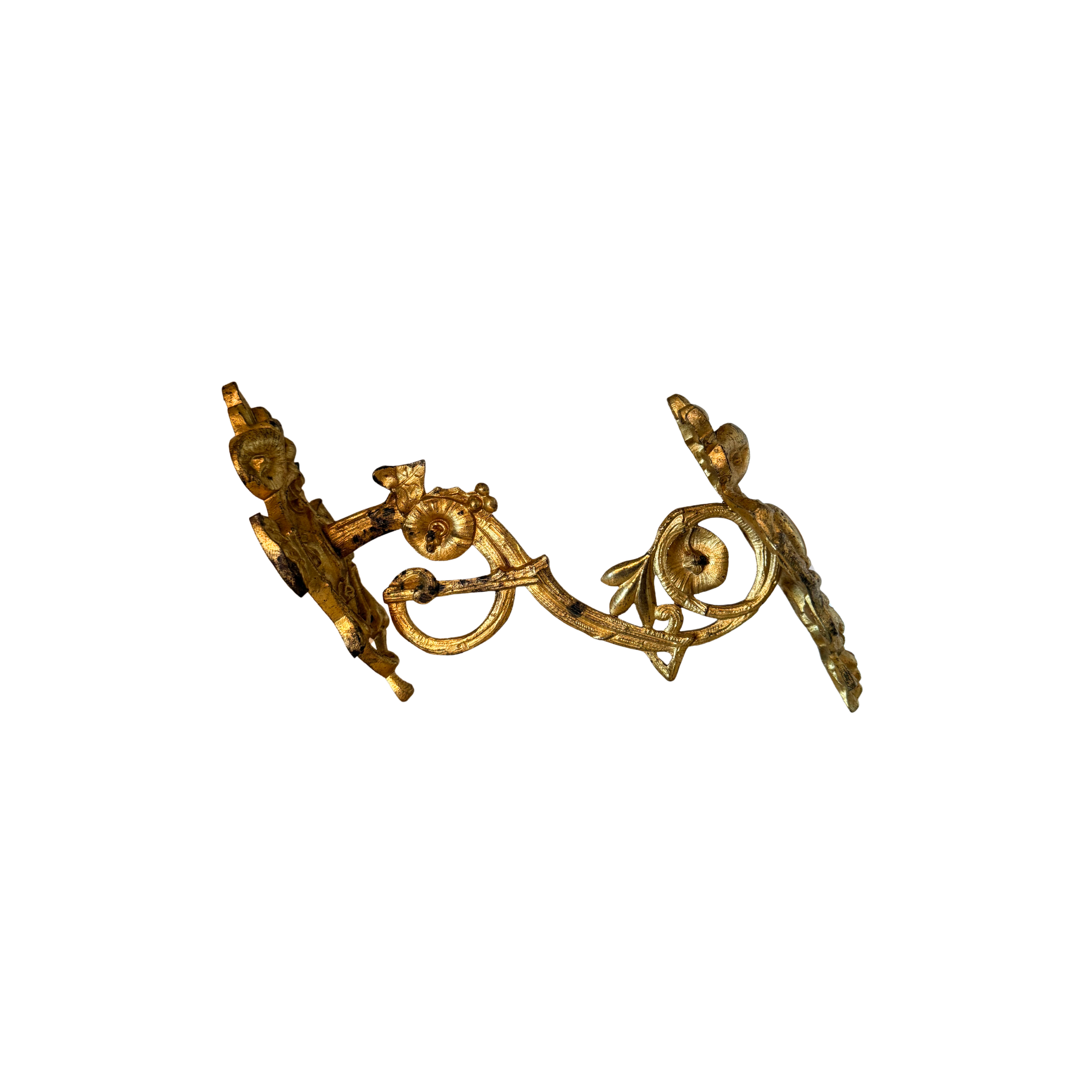 Ornate French Rococo-Style Gilt Hook