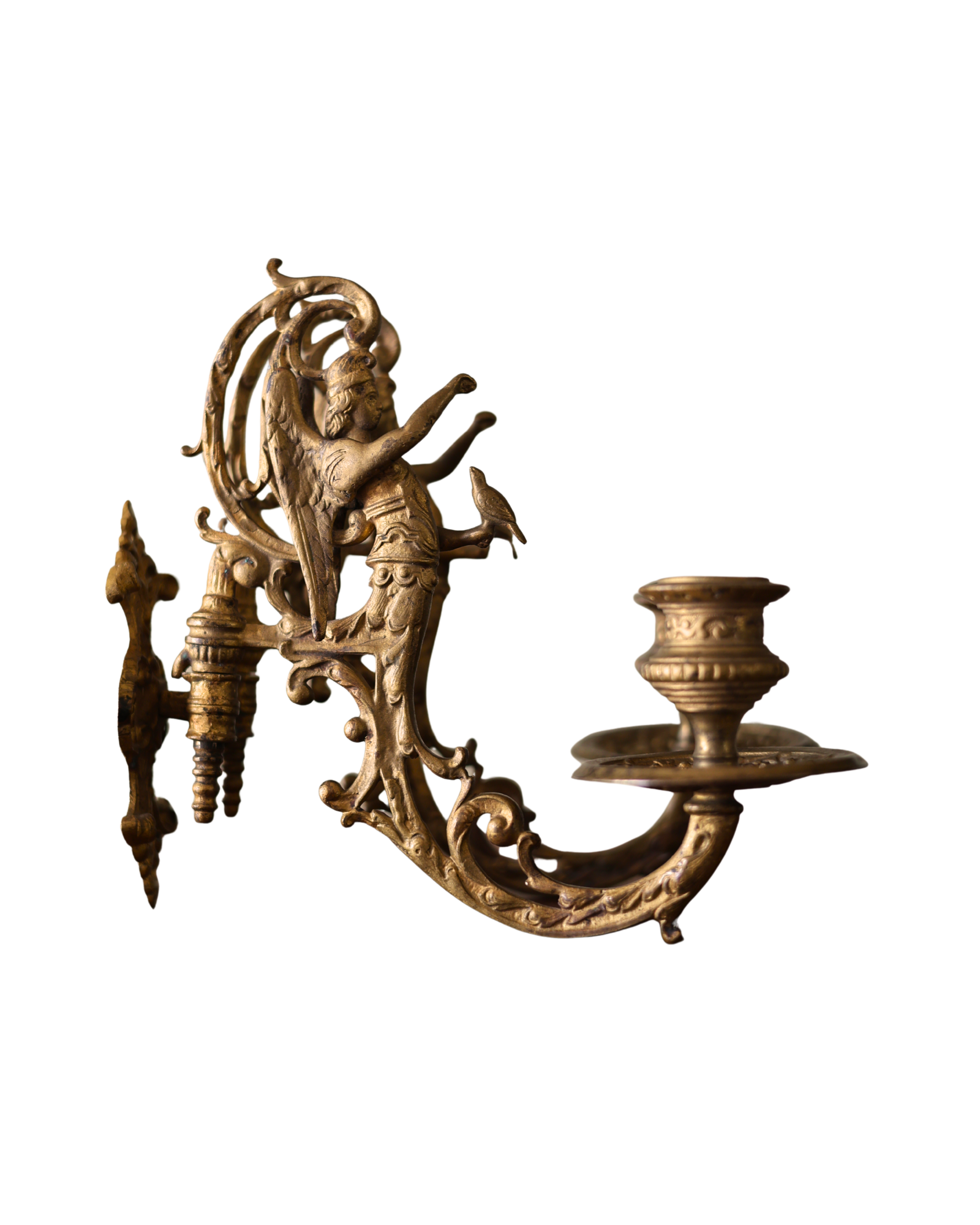 Winged Figure Piano Sconce-3